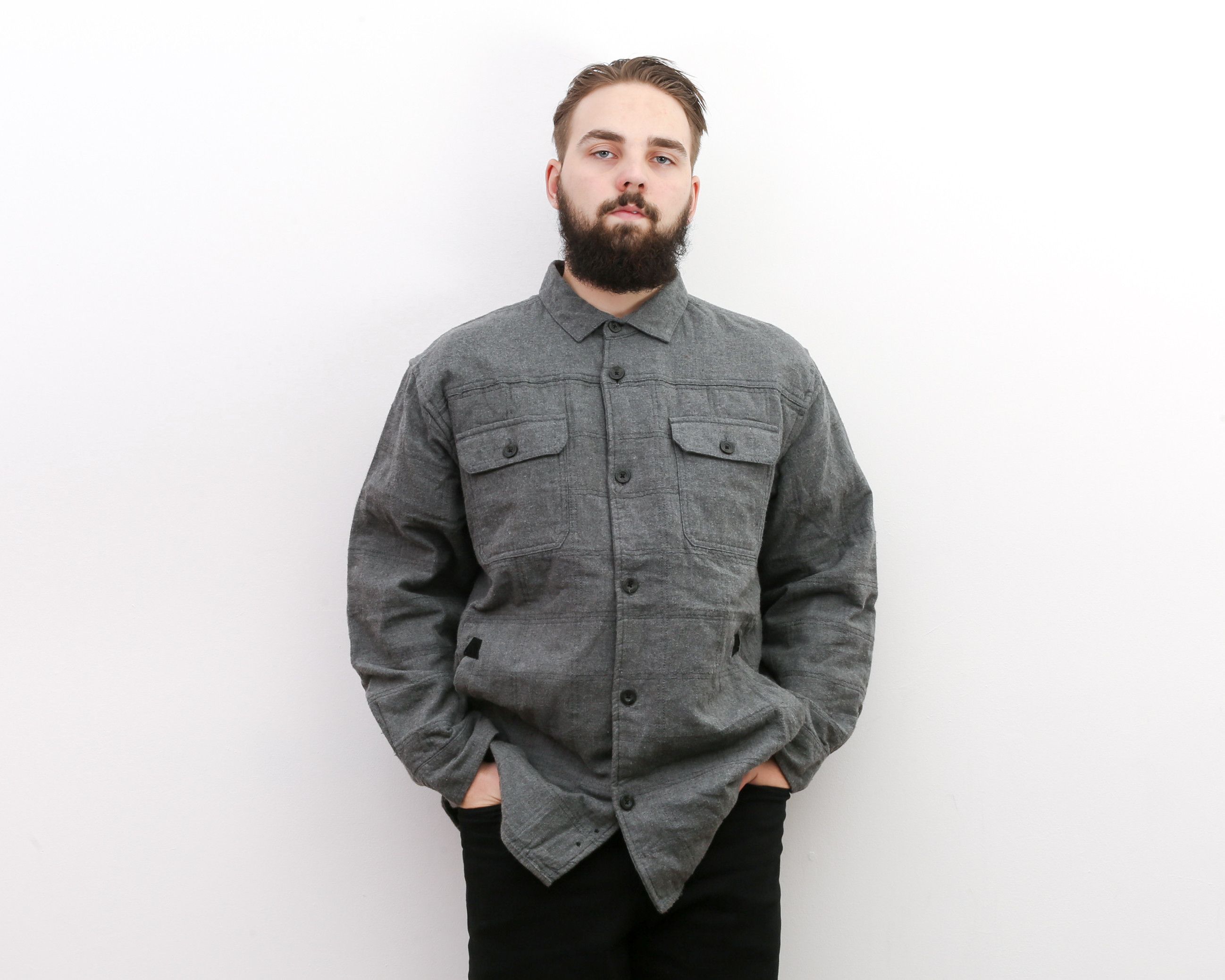 Vintage OUTDOOR LIFE Lined Over Shirt Button Jacket Casual chamois Size US XL / EU 56 / 4 - 4 Thumbnail