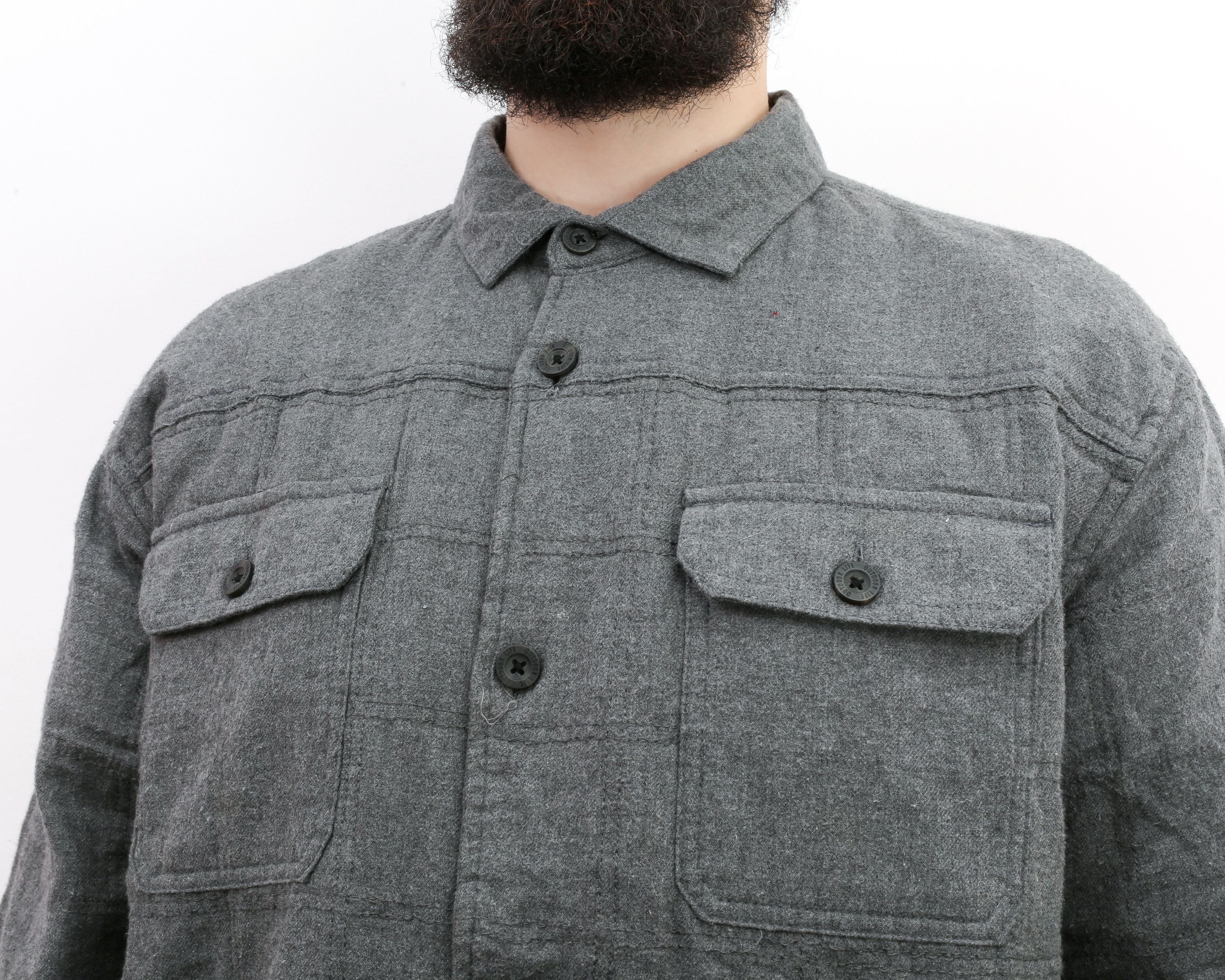 Vintage OUTDOOR LIFE Lined Over Shirt Button Jacket Casual chamois Size US XL / EU 56 / 4 - 5 Thumbnail