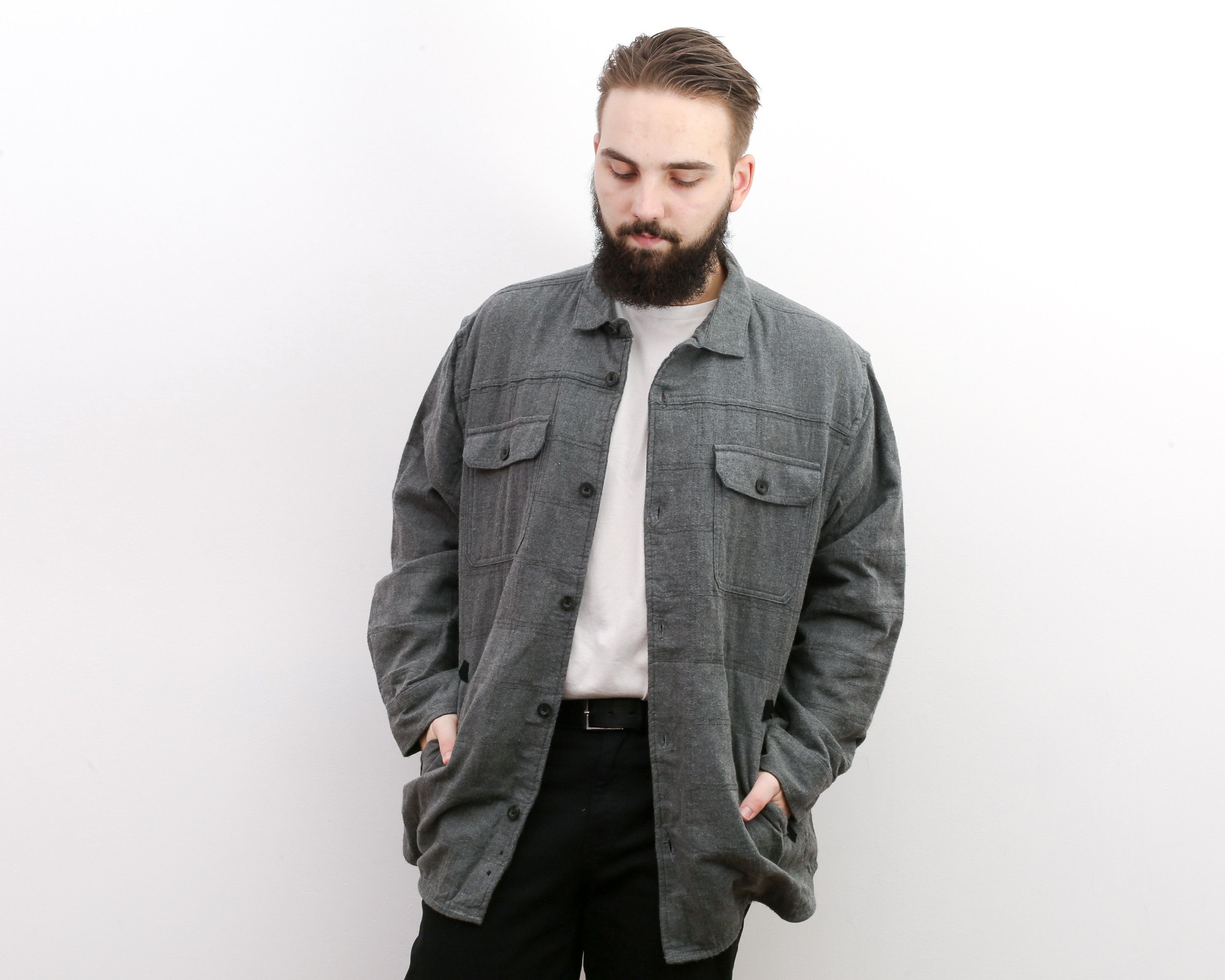 Vintage OUTDOOR LIFE Lined Over Shirt Button Jacket Casual chamois Size US XL / EU 56 / 4 - 3 Thumbnail