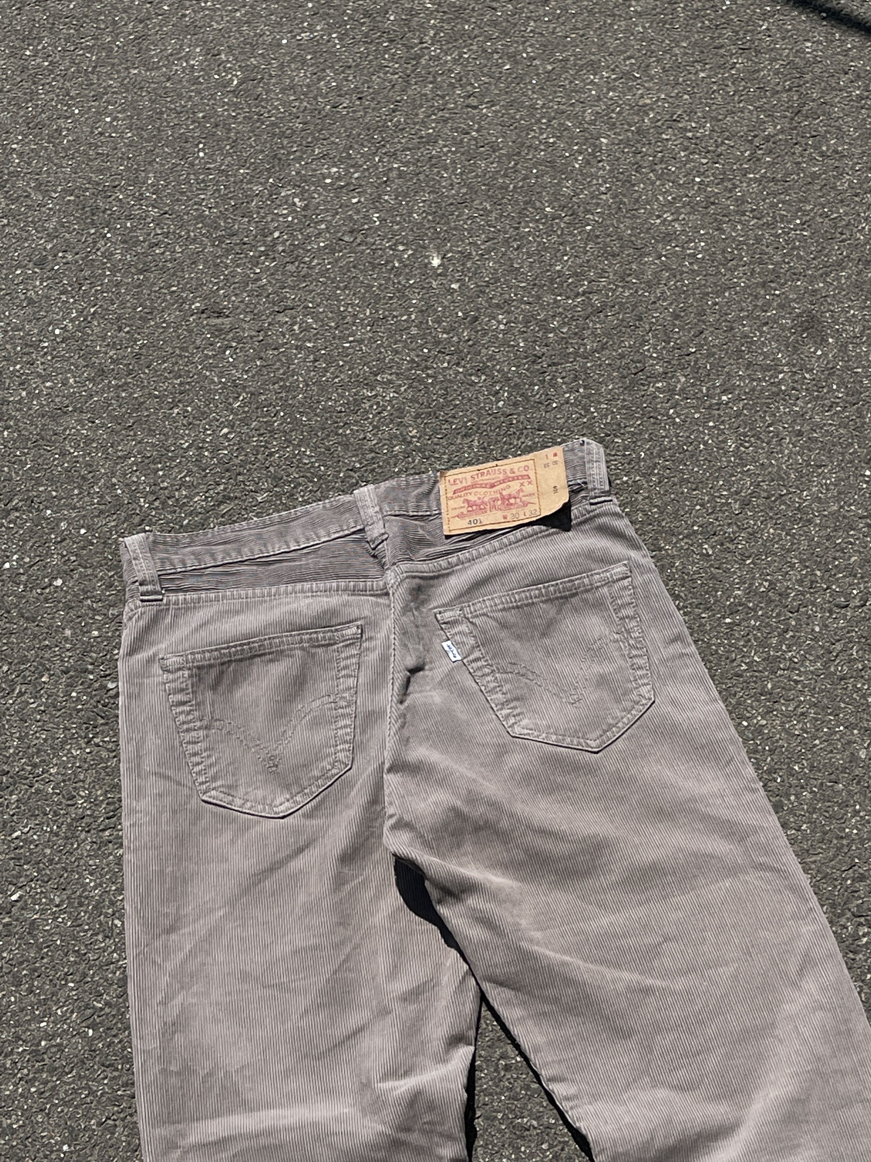 Levi's × Vintage Vintage 90s Levi's Corduroy 5 Pocket Pants Beige 30x32 Size US 30 / EU 46 - 5 Thumbnail