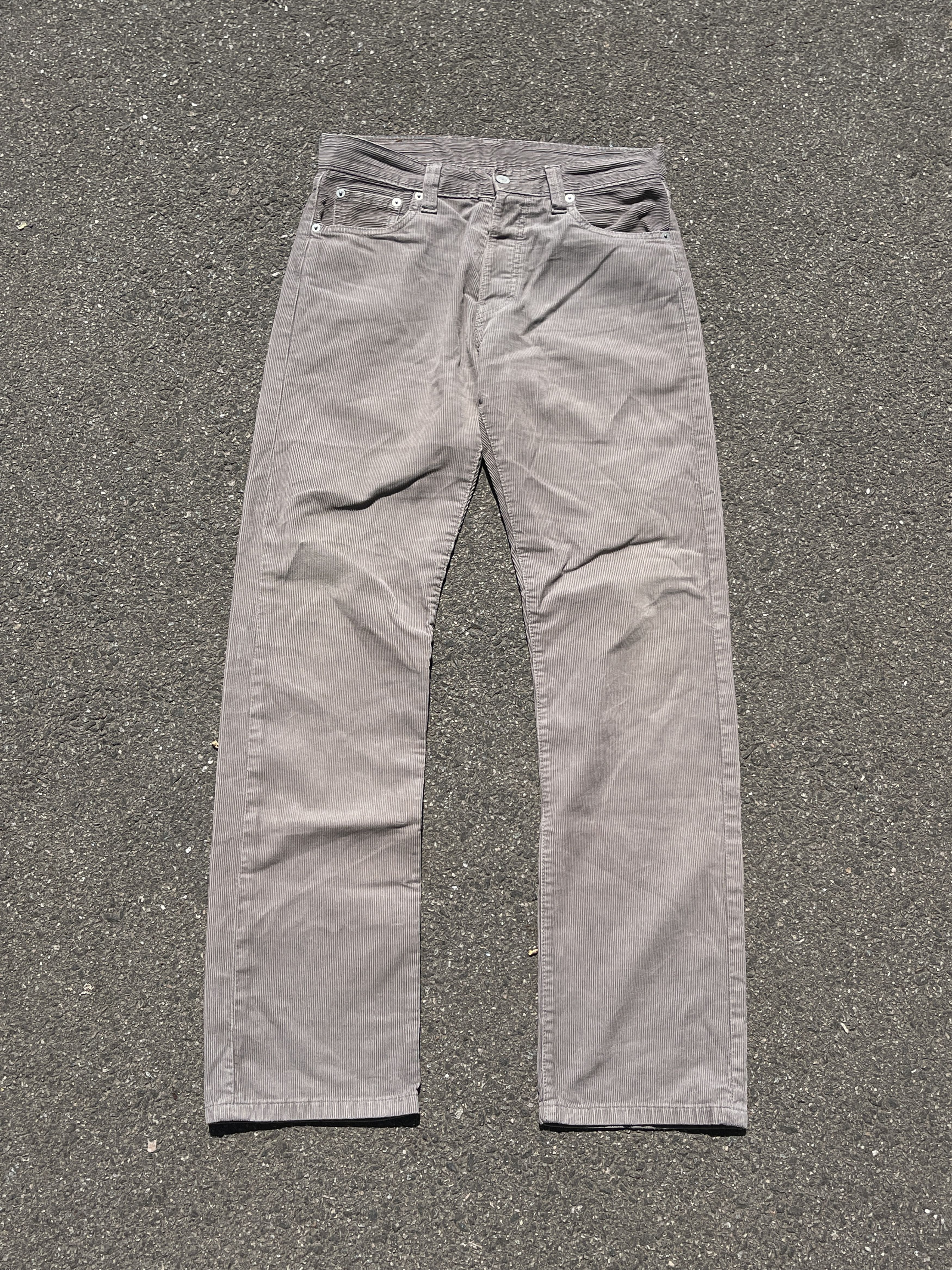 Levi's × Vintage Vintage 90s Levi's Corduroy 5 Pocket Pants Beige 30x32 Size US 30 / EU 46 - 8 Thumbnail