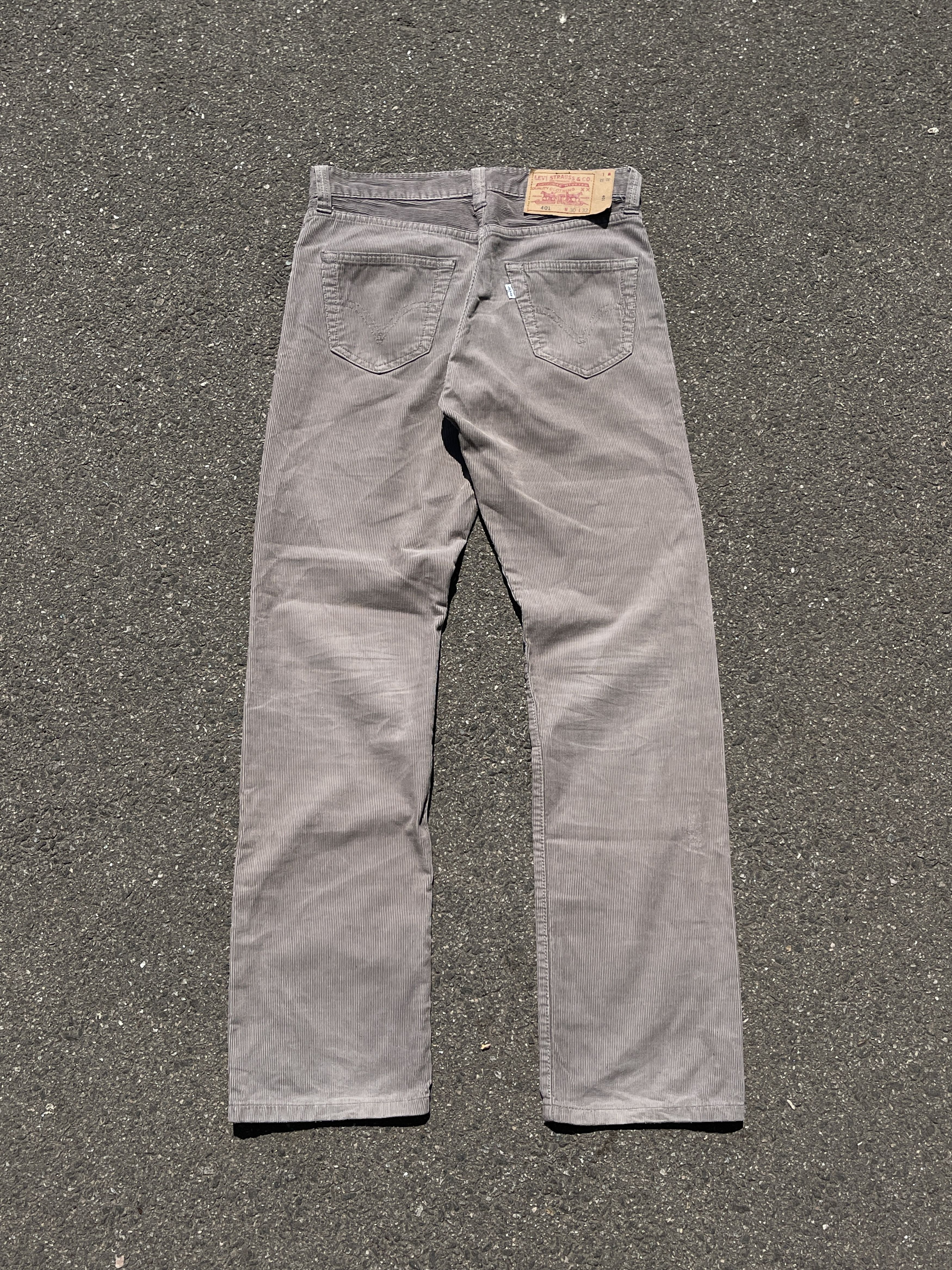Levi's × Vintage Vintage 90s Levi's Corduroy 5 Pocket Pants Beige 30x32 Size US 30 / EU 46 - 7 Thumbnail