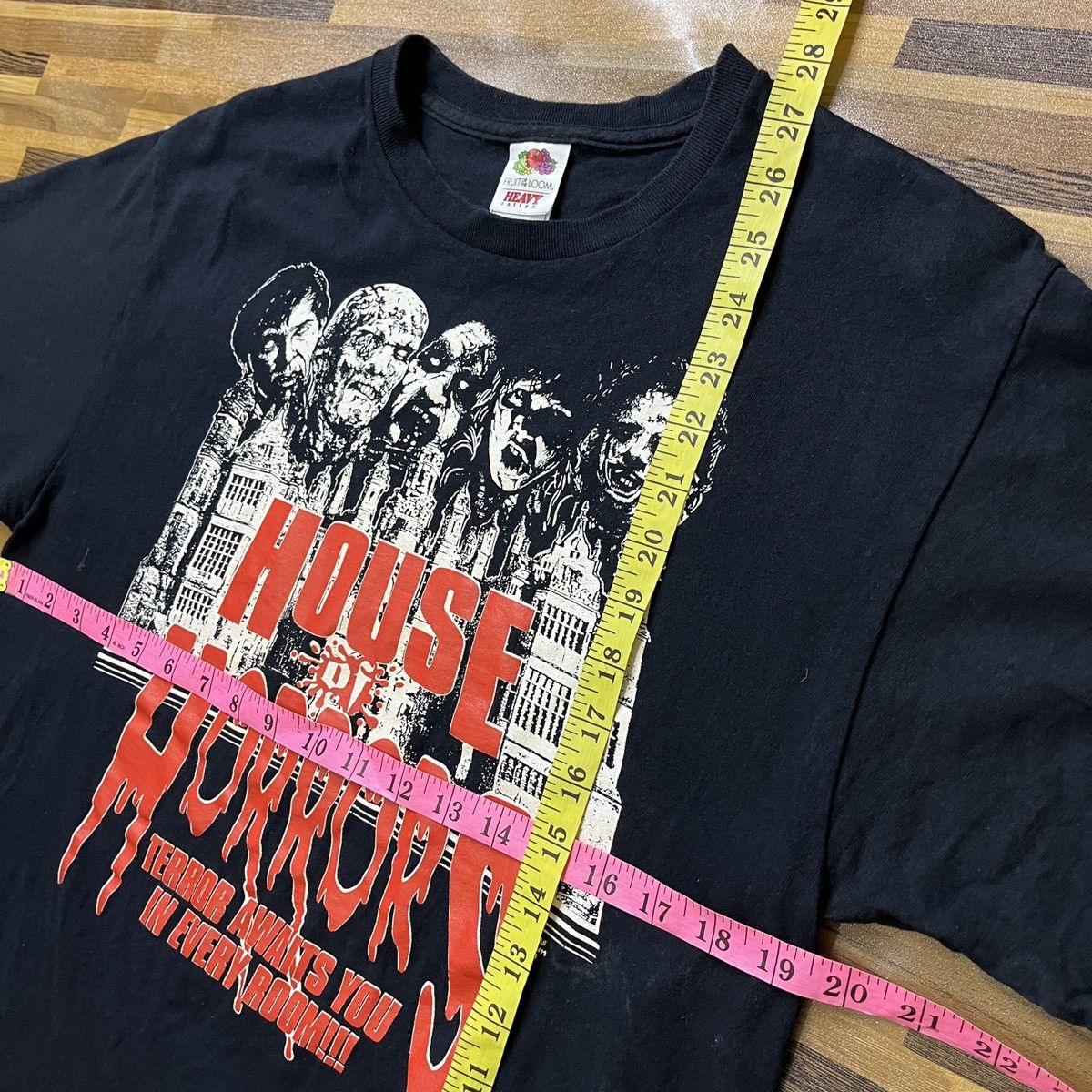 Vintage Vintage House Of Horrors Copyright Year 2000 Size US M / EU 48-50 / 2 - 3 Thumbnail