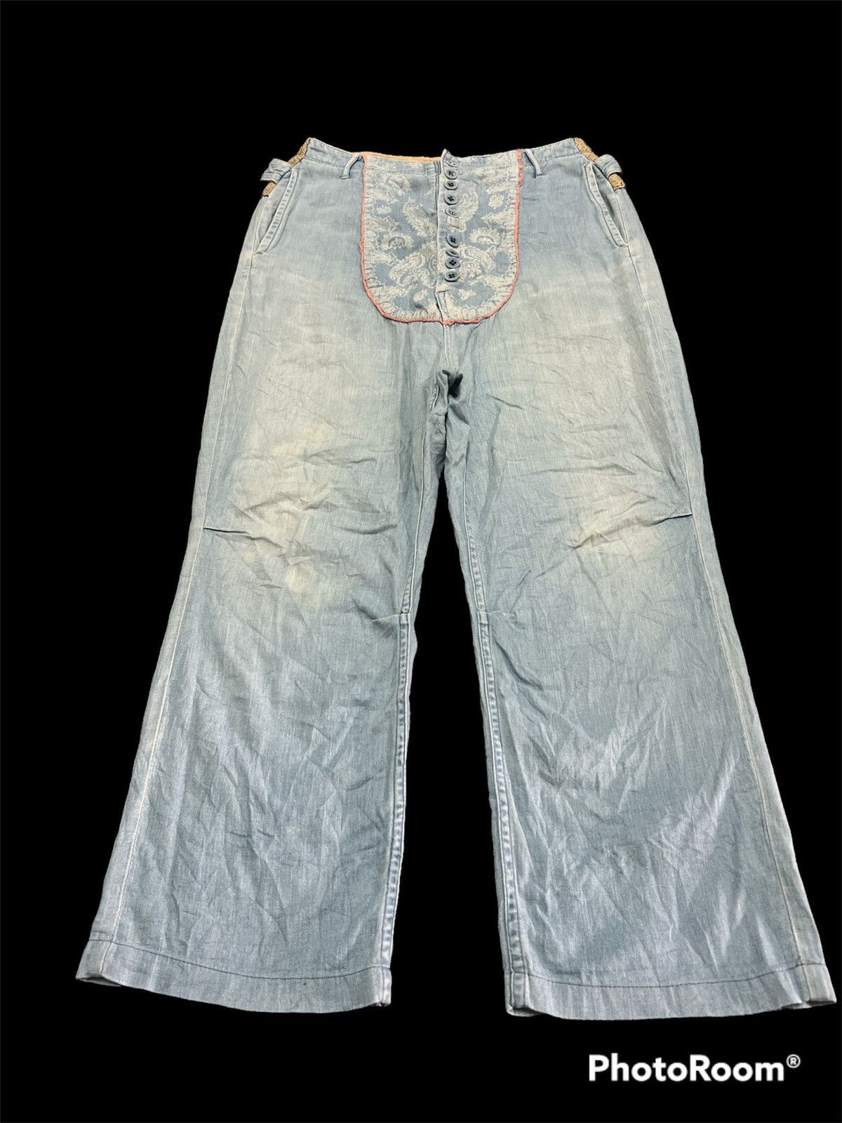 Kapital SICK🔥🔥KAPITAL TAMMY HIGH RISE CROPPED PANTS Size US 28 / EU 44 - 3 Thumbnail