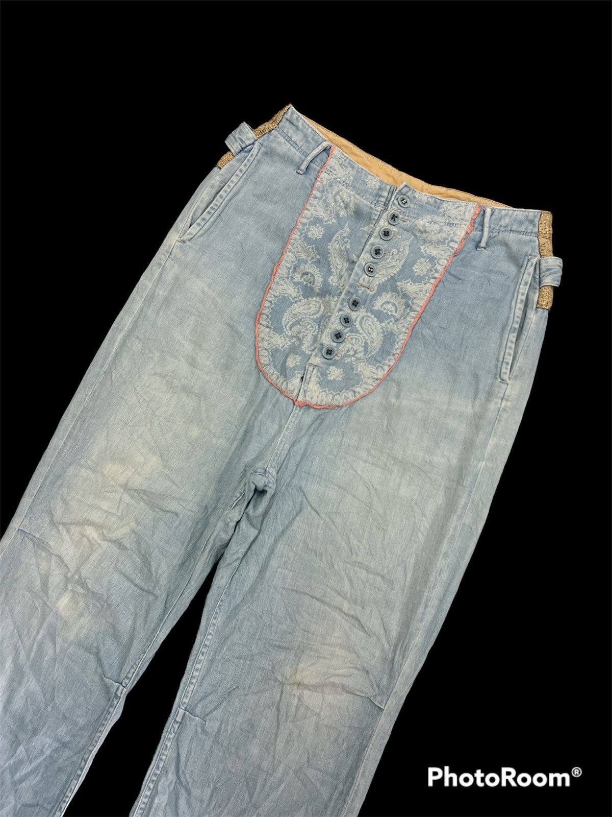 Kapital SICK🔥🔥KAPITAL TAMMY HIGH RISE CROPPED PANTS Size US 28 / EU 44 - 4 Thumbnail