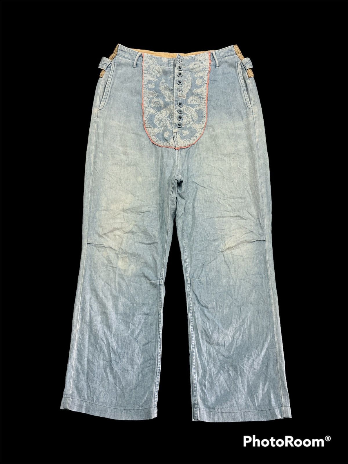 Kapital SICK🔥🔥KAPITAL TAMMY HIGH RISE CROPPED PANTS Size US 28 / EU 44 - 1 Thumbnail