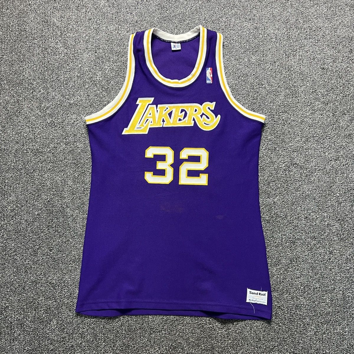80s ヴィンテージ Sand- Knit NBA LAKERSユニフォーム