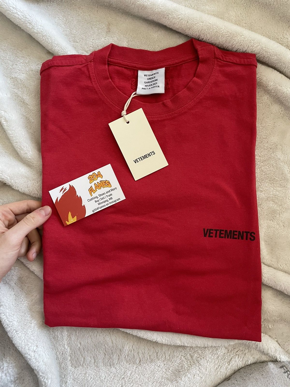 Vetements Vetements Logo Tee Size US S / EU 44-46 / 1 - 2 Thumbnail