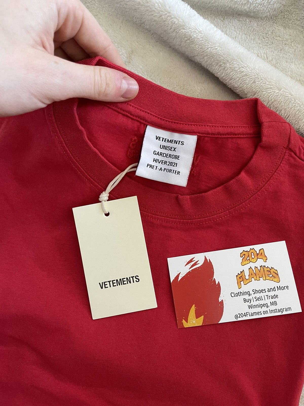 Vetements Vetements Logo Tee Size US S / EU 44-46 / 1 - 3 Thumbnail