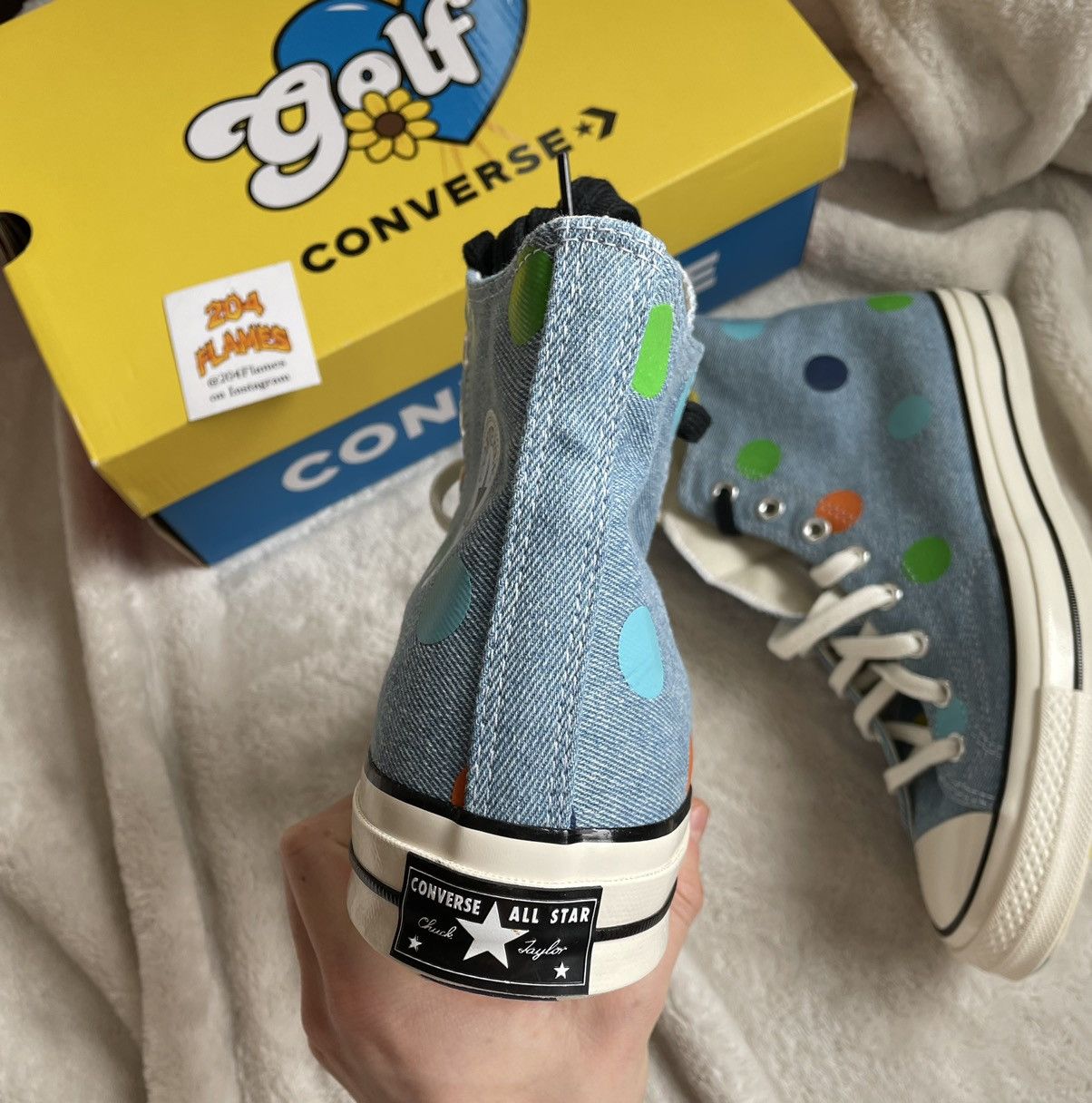 Converse × Golf Wang Golf Wang X Converse Polka Size US 8.5 / EU 41-42 - 3 Thumbnail