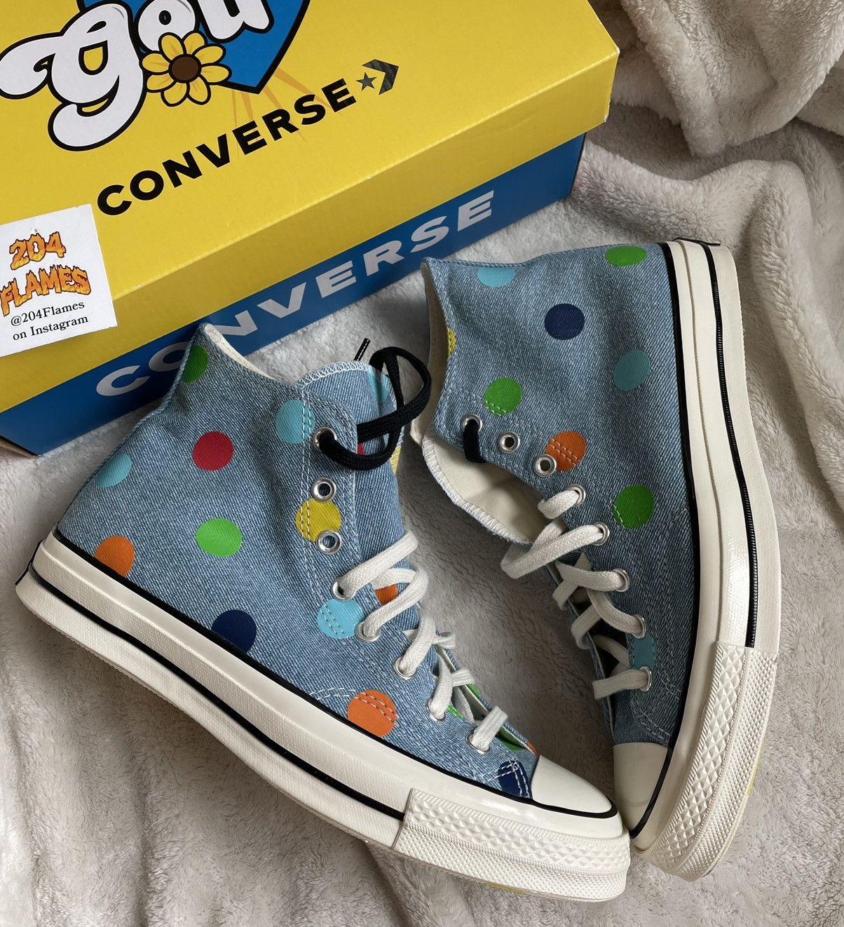 Converse × Golf Wang Golf Wang X Converse Polka Size US 8.5 / EU 41-42 - 1 Thumbnail