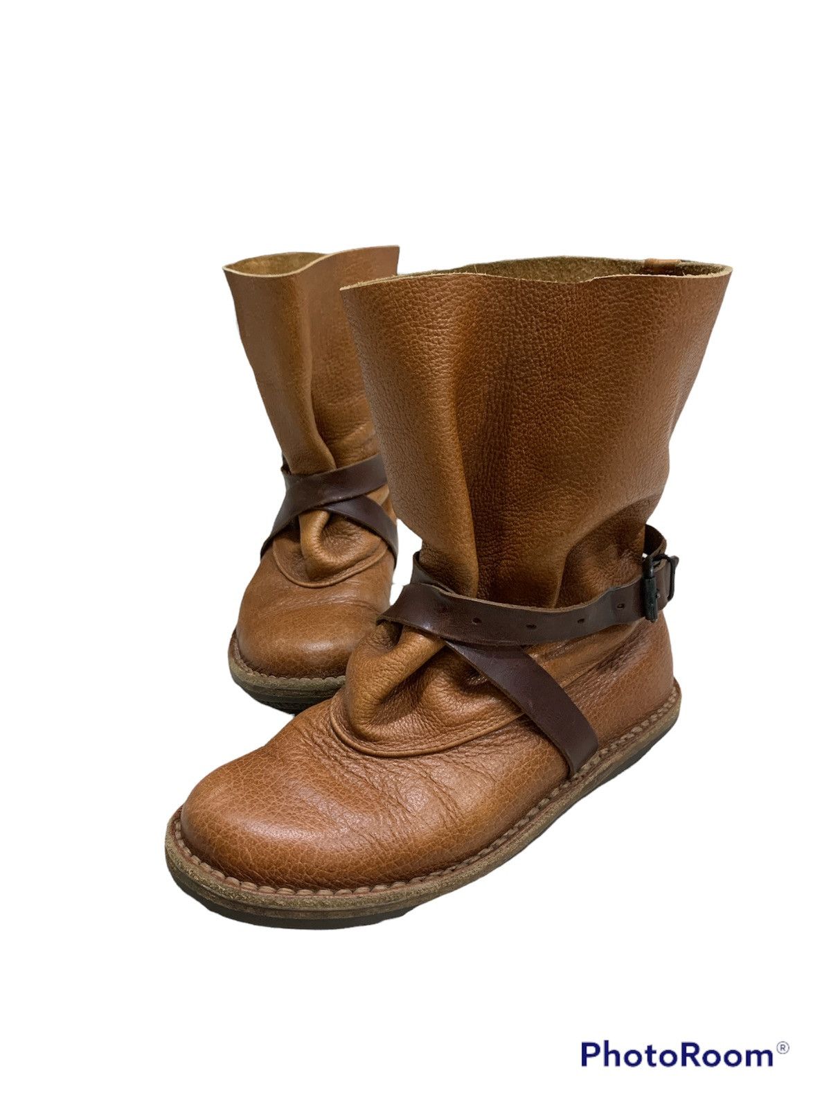 TRIPPEN 25.5cm FULL LEATHER BOOTS AVANTGARDE