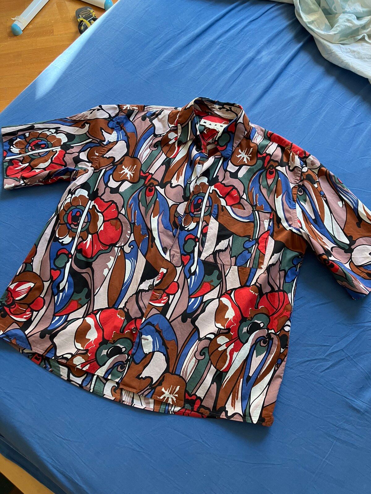 Marni Marni Floral Pattern Shirt | Grailed
