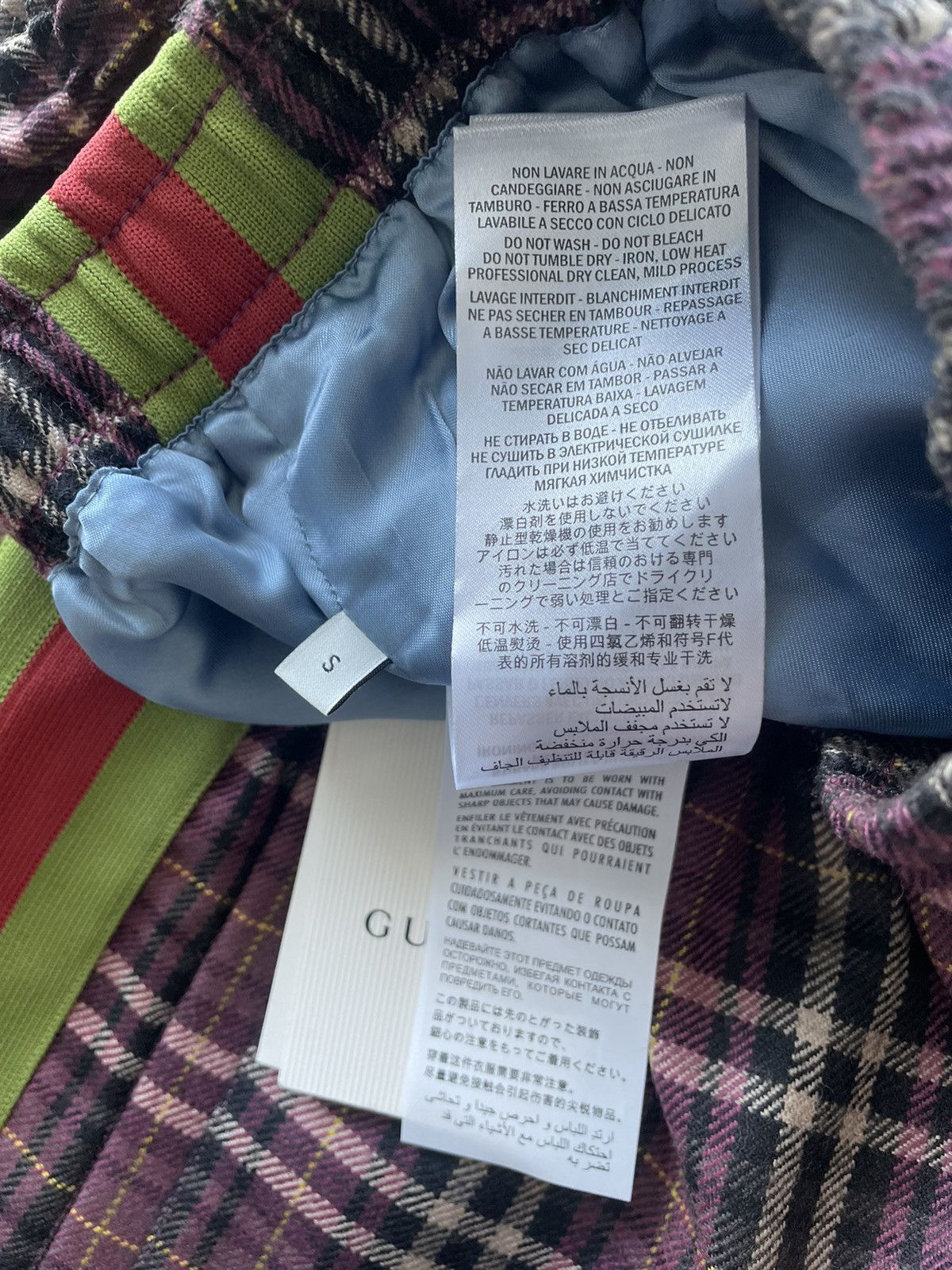Gucci Oversized Rare Brand New Super Runway Iconic Check Shorts Size US 33 - 10 Thumbnail