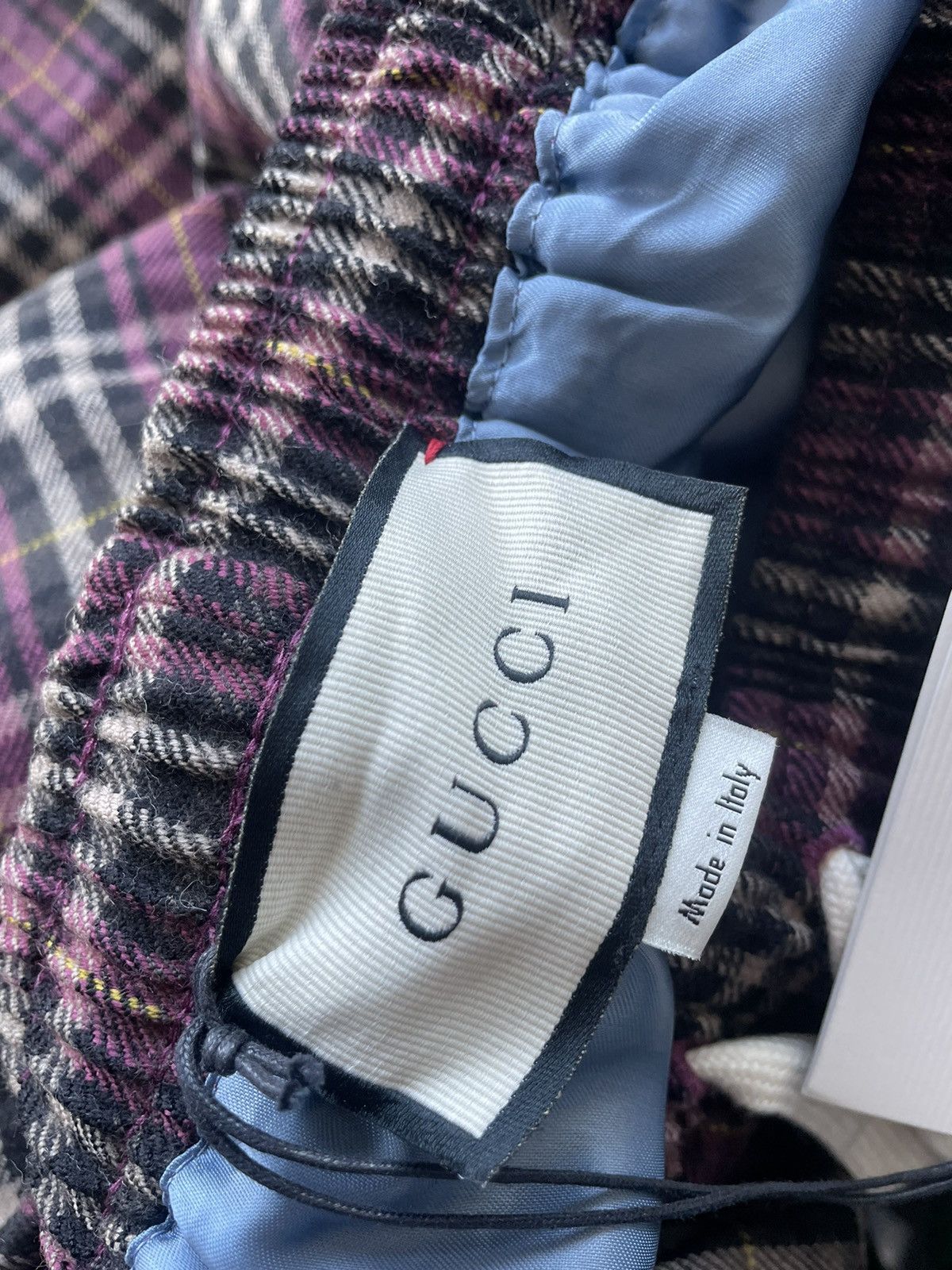 Gucci Oversized Rare Brand New Super Runway Iconic Check Shorts Size US 33 - 11 Thumbnail