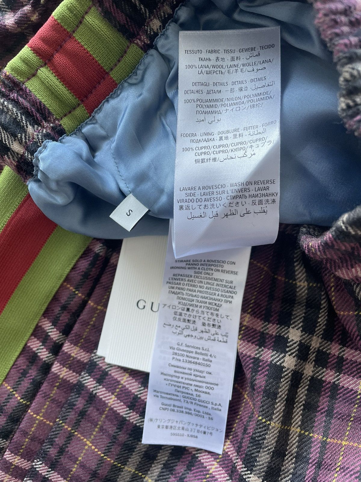 Gucci Oversized Rare Brand New Super Runway Iconic Check Shorts Size US 33 - 9 Thumbnail
