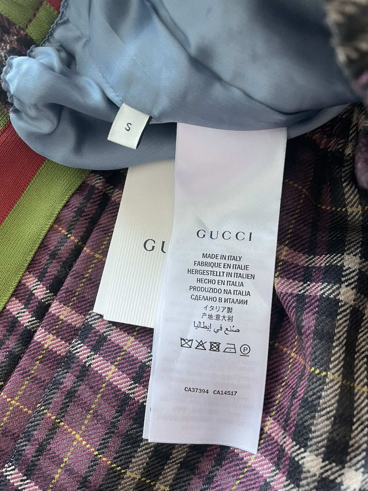 Gucci Oversized Rare Brand New Super Runway Iconic Check Shorts Size US 33 - 7 Thumbnail