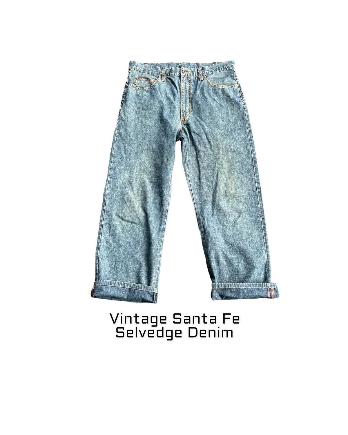 Japanese Brand Vintage Santa Fe Selvedge Denim Size US 34 / EU 50 - 1 Thumbnail