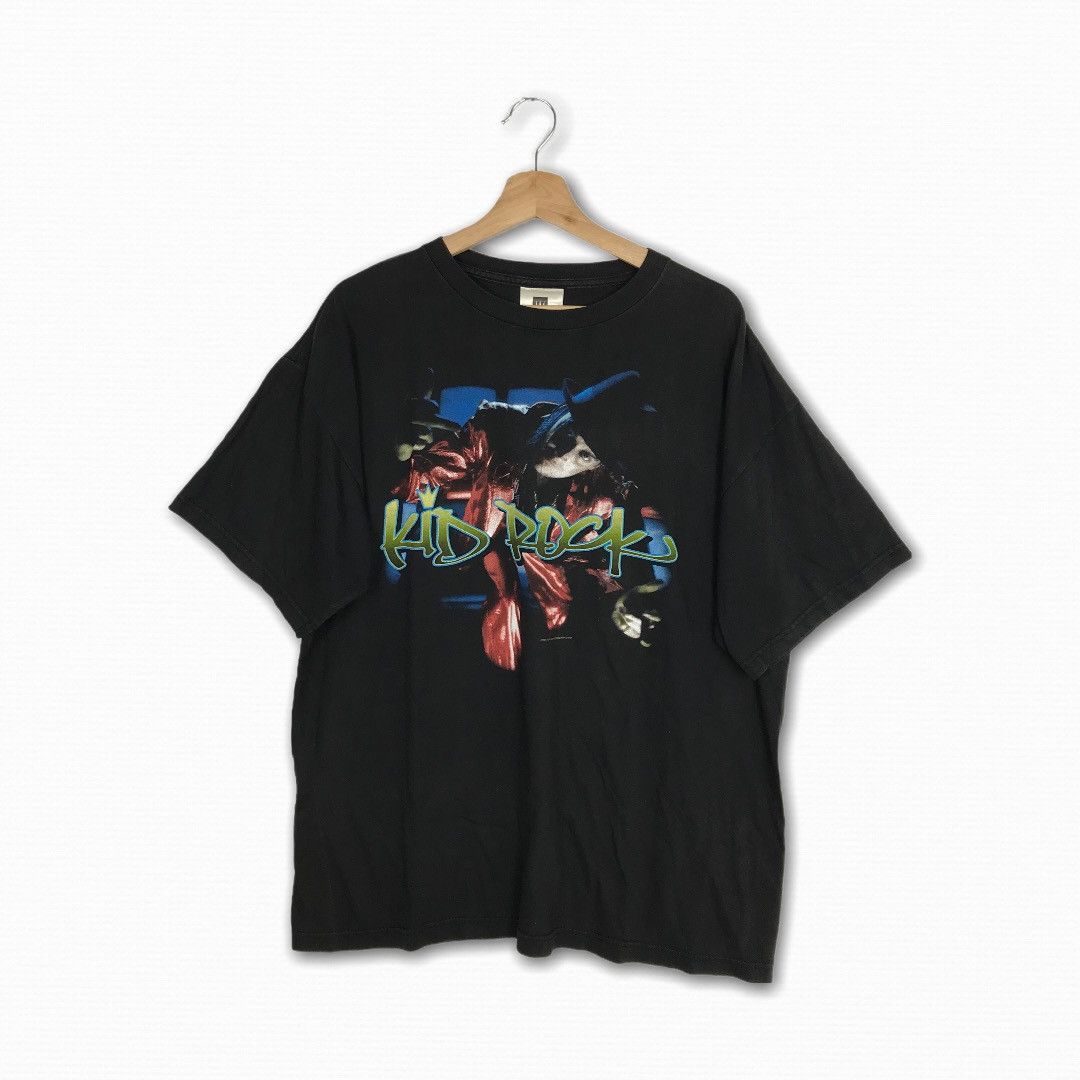 Deadstock Vintage 90s 1999 T Shirt Kid Rock Rock Band Black