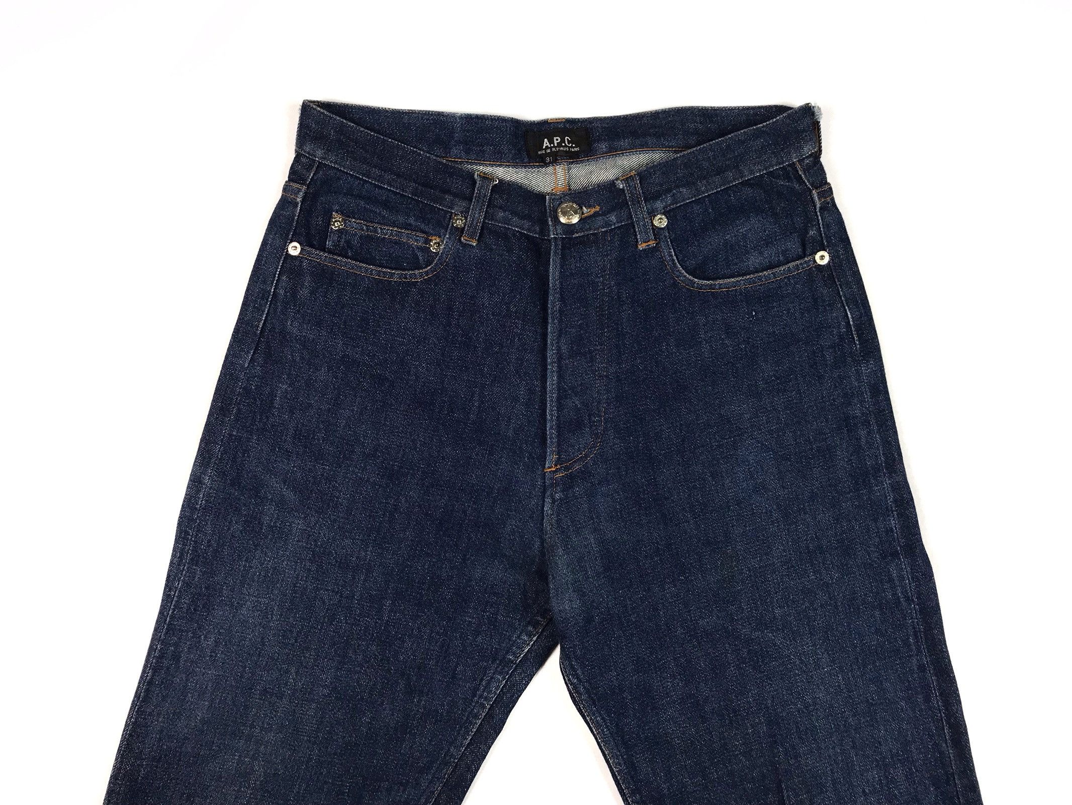 A.P.C. A.P.C Selvedge Mens Blue Denim Standard Jeans Size US 31 - 2 Thumbnail