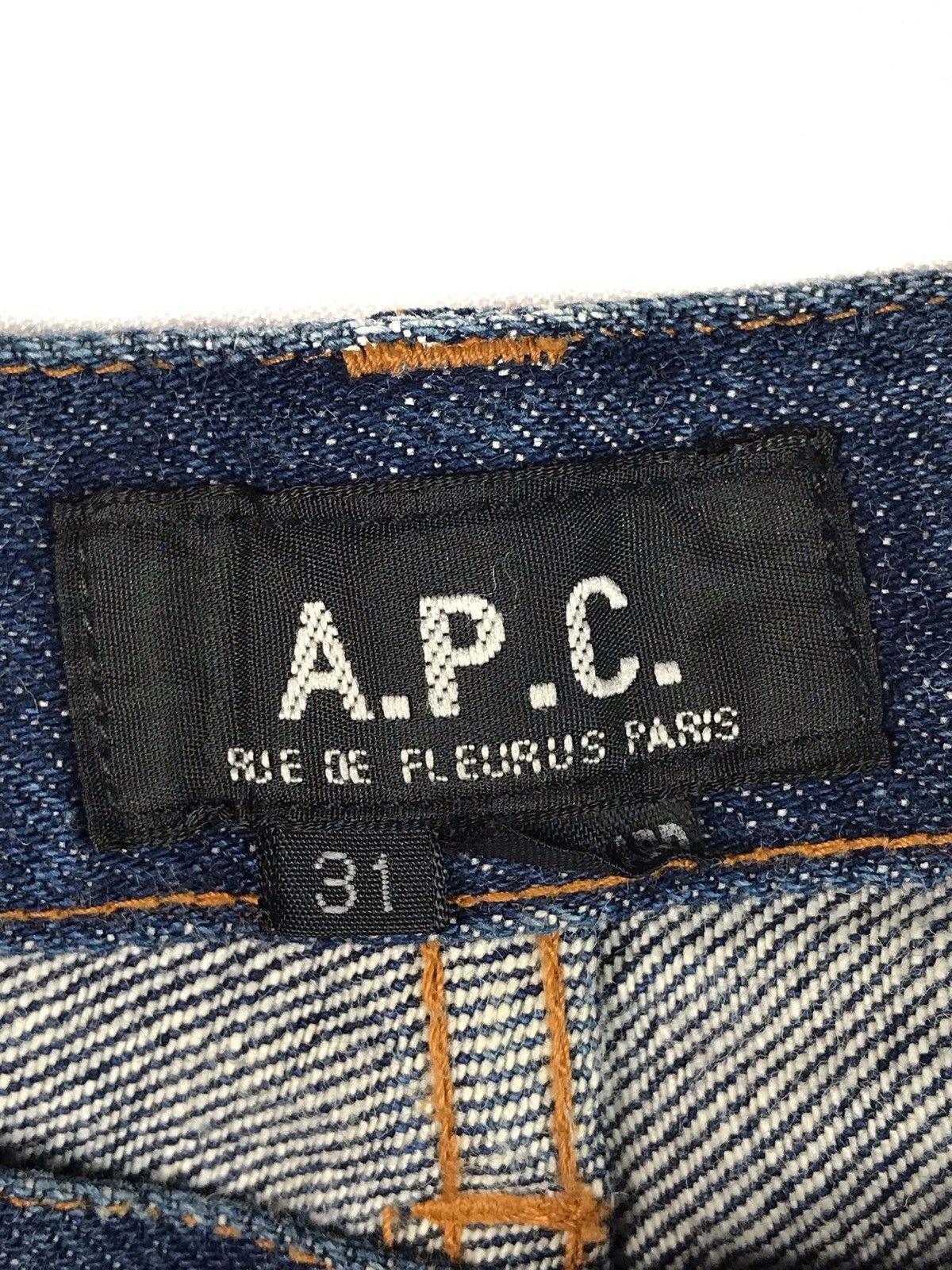A.P.C. A.P.C Selvedge Mens Blue Denim Standard Jeans Size US 31 - 13 Thumbnail