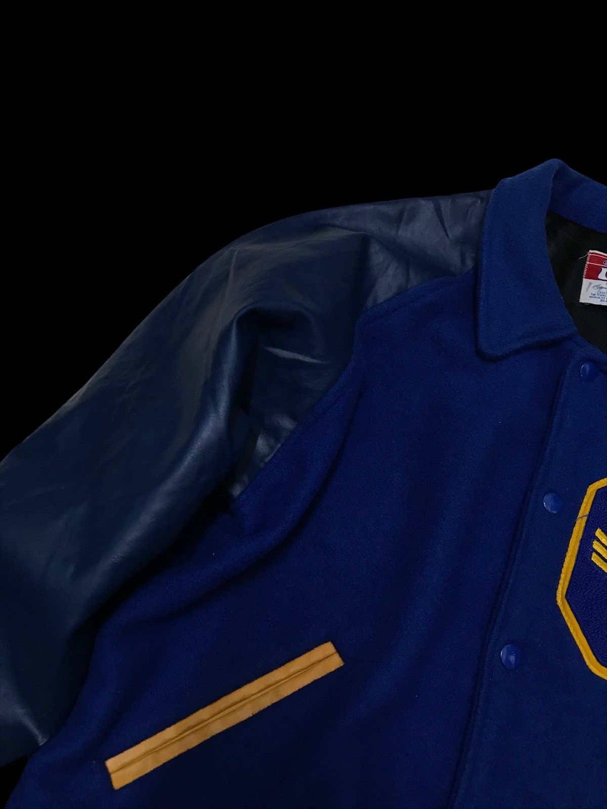 Vintage Vintage O Letterman Baseball Varsity Jacket Blue / G001 Size US L / EU 52-54 / 3 - 4 Thumbnail