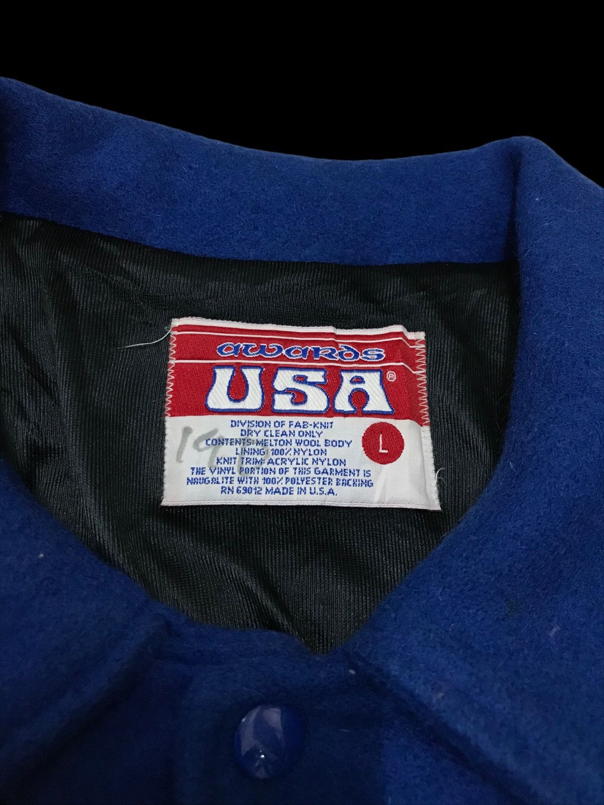 Vintage Vintage O Letterman Baseball Varsity Jacket Blue / G001 Size US L / EU 52-54 / 3 - 8 Thumbnail