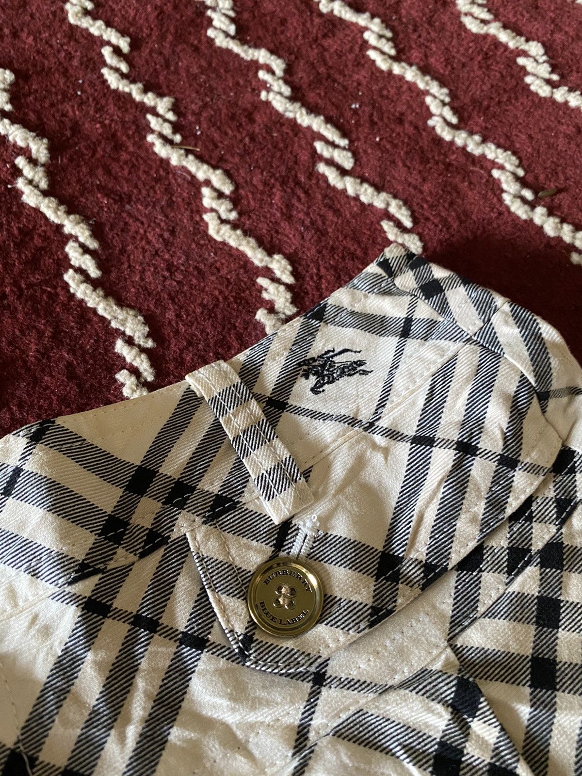 Burberry × Japanese Brand Rare Burberry checkered Short Pants Size US 29 - 3 Thumbnail