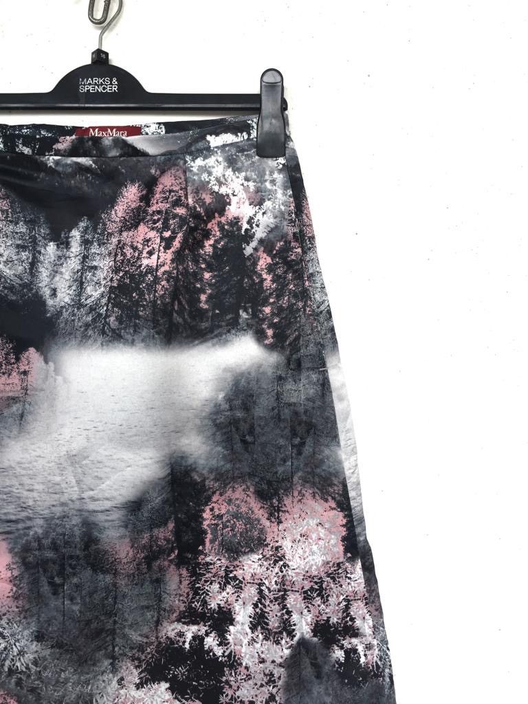 Max Mara 💥Max Mara Overprint Skirt Size 27" / US 4 / IT 40 - 6 Thumbnail