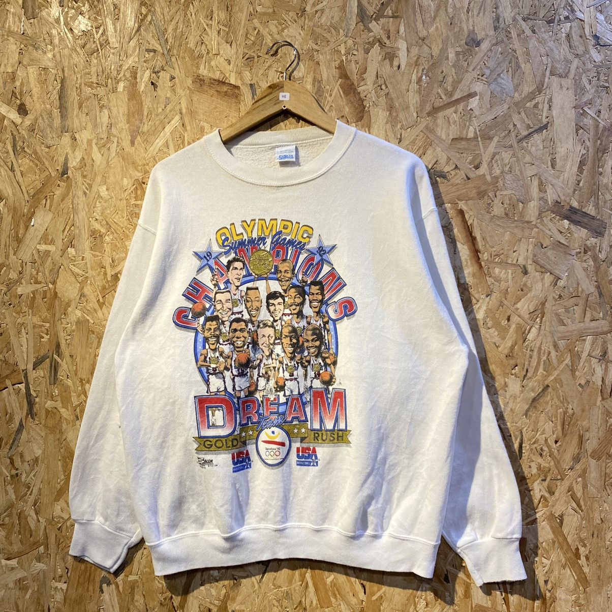 NBA × Salem Sportswear × USA Olympics VINTAGE 92 RARE‼️USA Basketball Dream Team Olympic Barcelona Size US L / EU 52-54 / 3 - 1 Thumbnail
