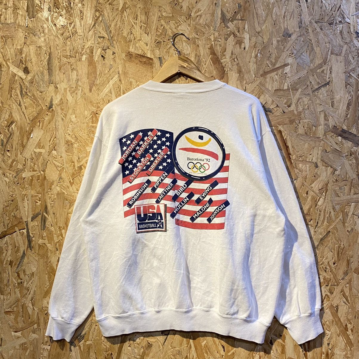 NBA × Salem Sportswear × USA Olympics VINTAGE 92 RARE‼️USA Basketball Dream Team Olympic Barcelona Size US L / EU 52-54 / 3 - 2 Thumbnail
