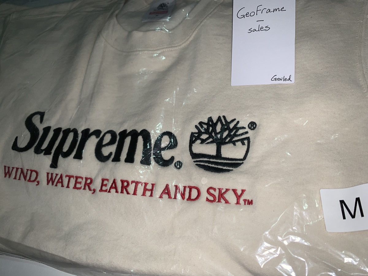 Supreme Crewneck Natural Medium | Grailed