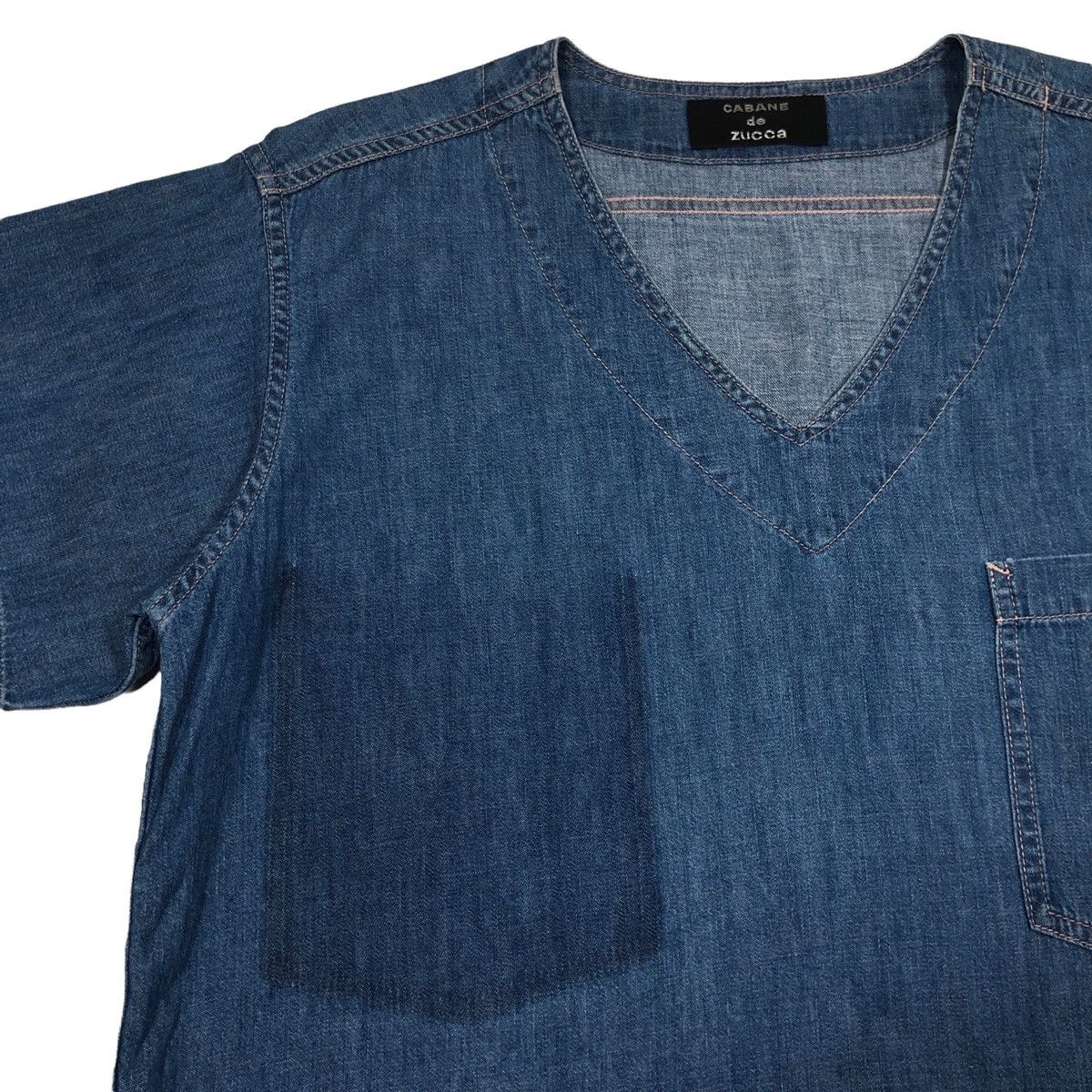 CABANE de ZUCCa Cabane De Zucca Pullover Chambray Size US S / EU 44-46 / 1 - 4 Thumbnail