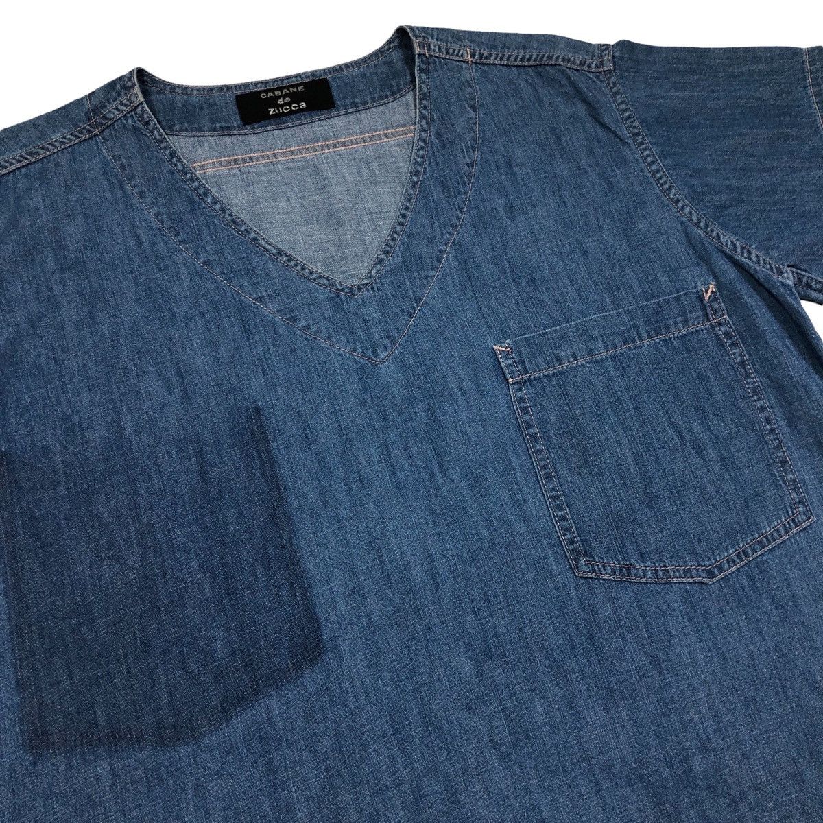 CABANE de ZUCCa Cabane De Zucca Pullover Chambray Size US S / EU 44-46 / 1 - 7 Thumbnail