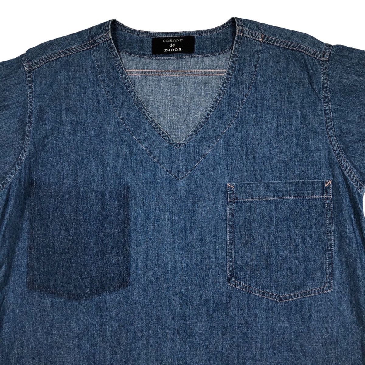 CABANE de ZUCCa Cabane De Zucca Pullover Chambray Size US S / EU 44-46 / 1 - 3 Thumbnail