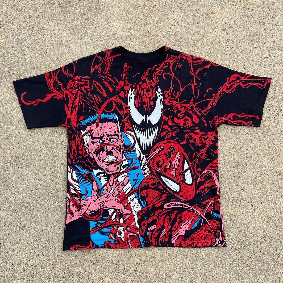 Curse Mayhem Tee Black T-shirt XXL VENOM Carnage Jamison