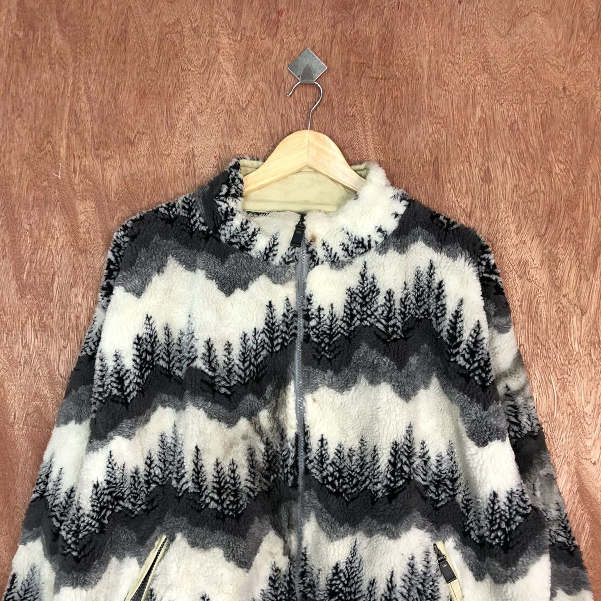 Kanata Hand Knits Kanata White Mohair Winter Sweater fleece #H371 Size US M / EU 48-50 / 2 - 2 Thumbnail