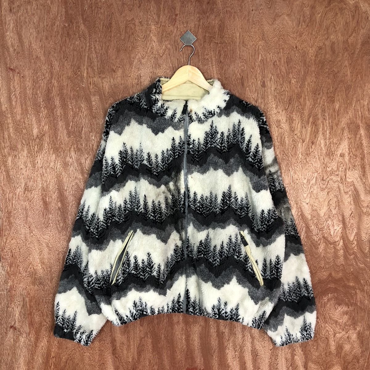 Kanata Hand Knits Kanata White Mohair Winter Sweater fleece #H371 Size US M / EU 48-50 / 2 - 1 Thumbnail