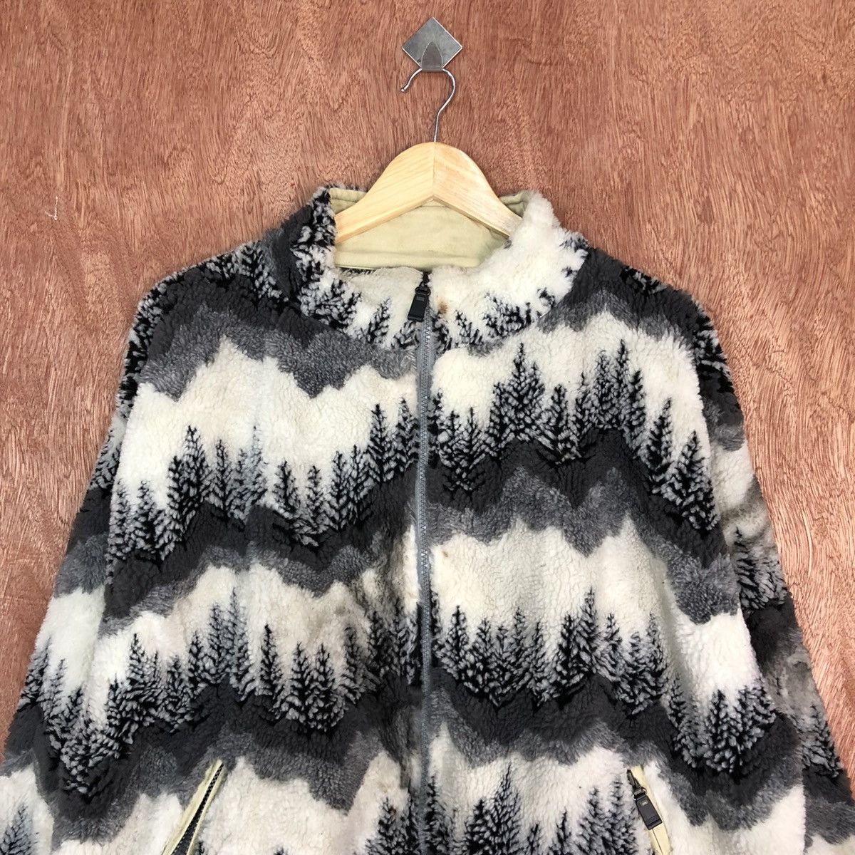 Kanata Hand Knits Kanata White Mohair Winter Sweater fleece #H371 Size US M / EU 48-50 / 2 - 9 Thumbnail