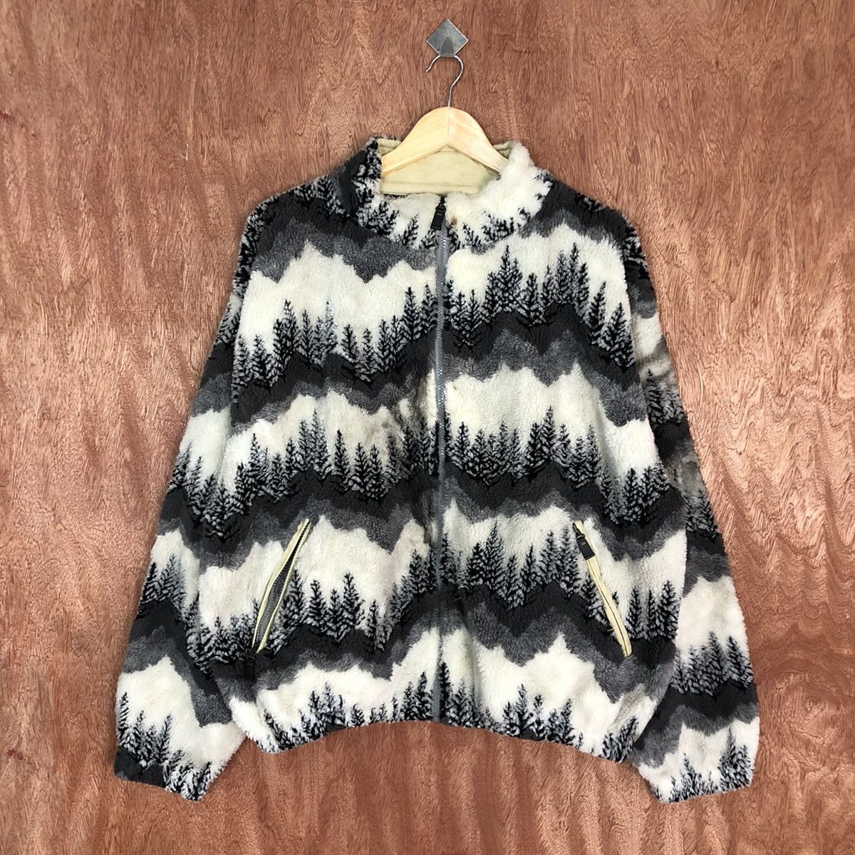 Kanata Hand Knits Kanata White Mohair Winter Sweater fleece #H371 Size US M / EU 48-50 / 2 - 3 Thumbnail