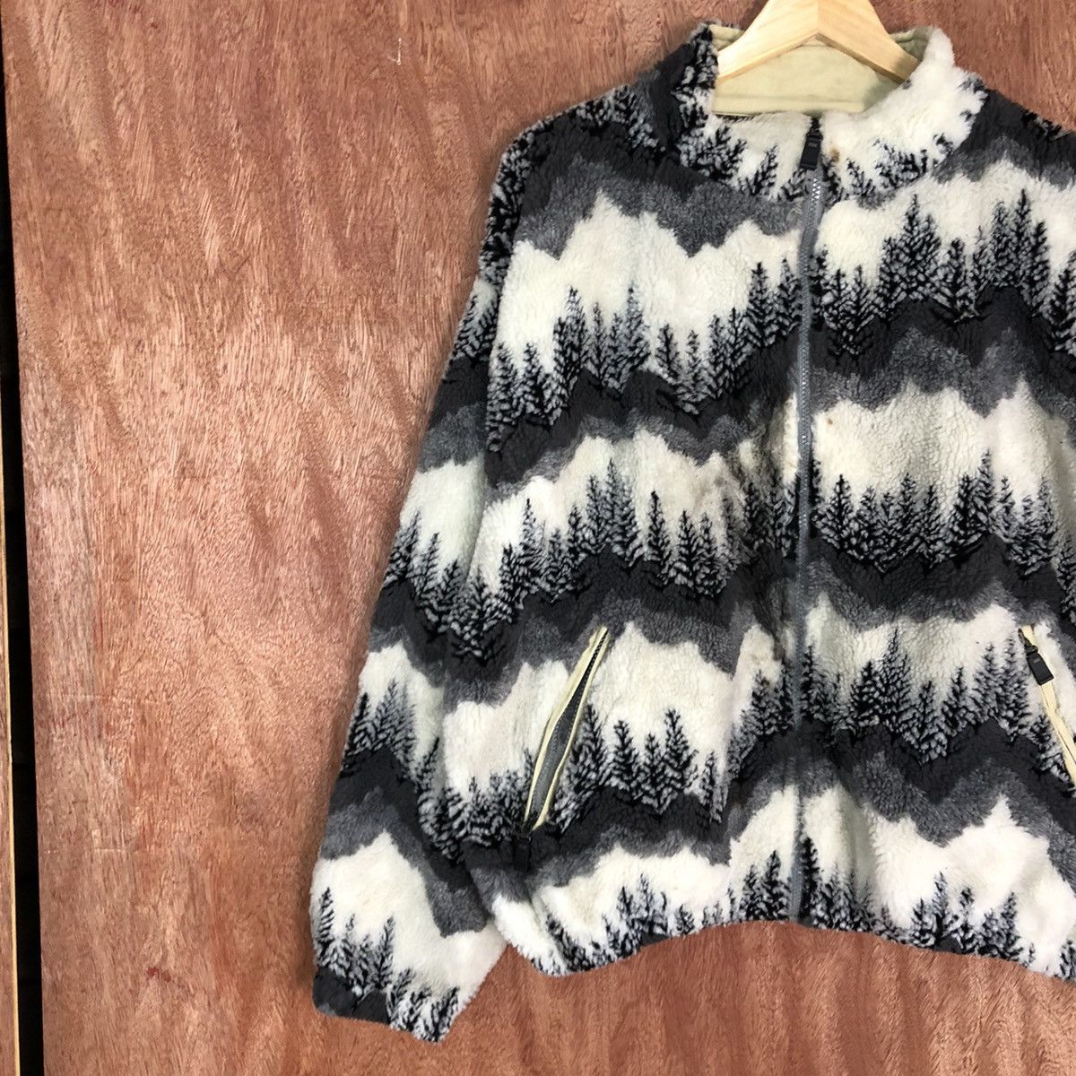 Kanata Hand Knits Kanata White Mohair Winter Sweater fleece #H371 Size US M / EU 48-50 / 2 - 7 Thumbnail