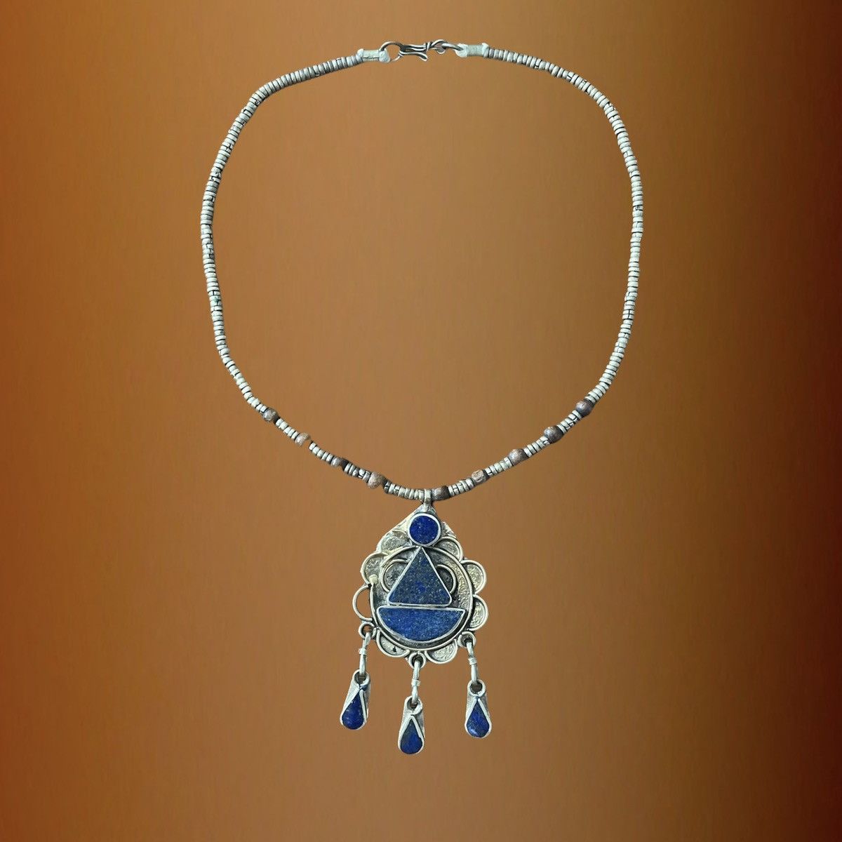 Handmade × Vintage Handmade Lapis Lazuli Necklace Size ONE SIZE - 2 Thumbnail