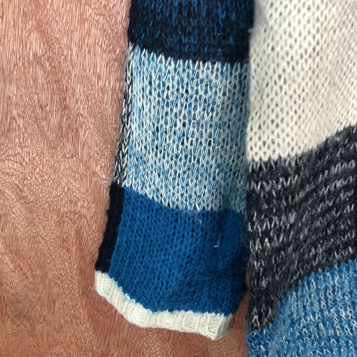 Homespun Knitwear Natural Palette crochet mohair checkered Knitwear #H367 Size US M / EU 48-50 / 2 - 6 Thumbnail