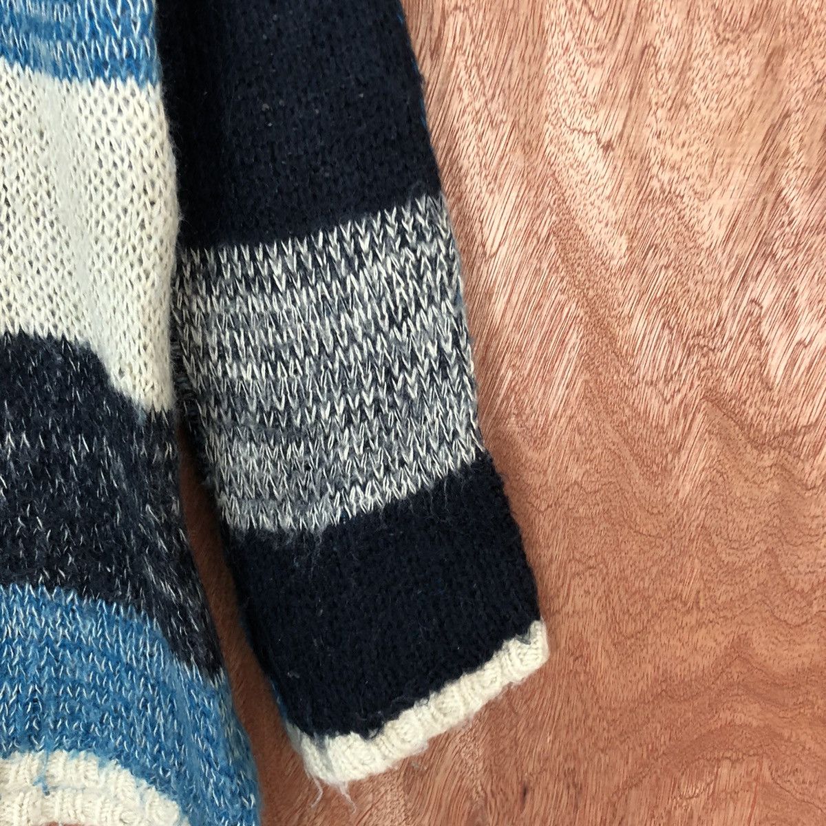 Homespun Knitwear Natural Palette crochet mohair checkered Knitwear #H367 Size US M / EU 48-50 / 2 - 4 Thumbnail