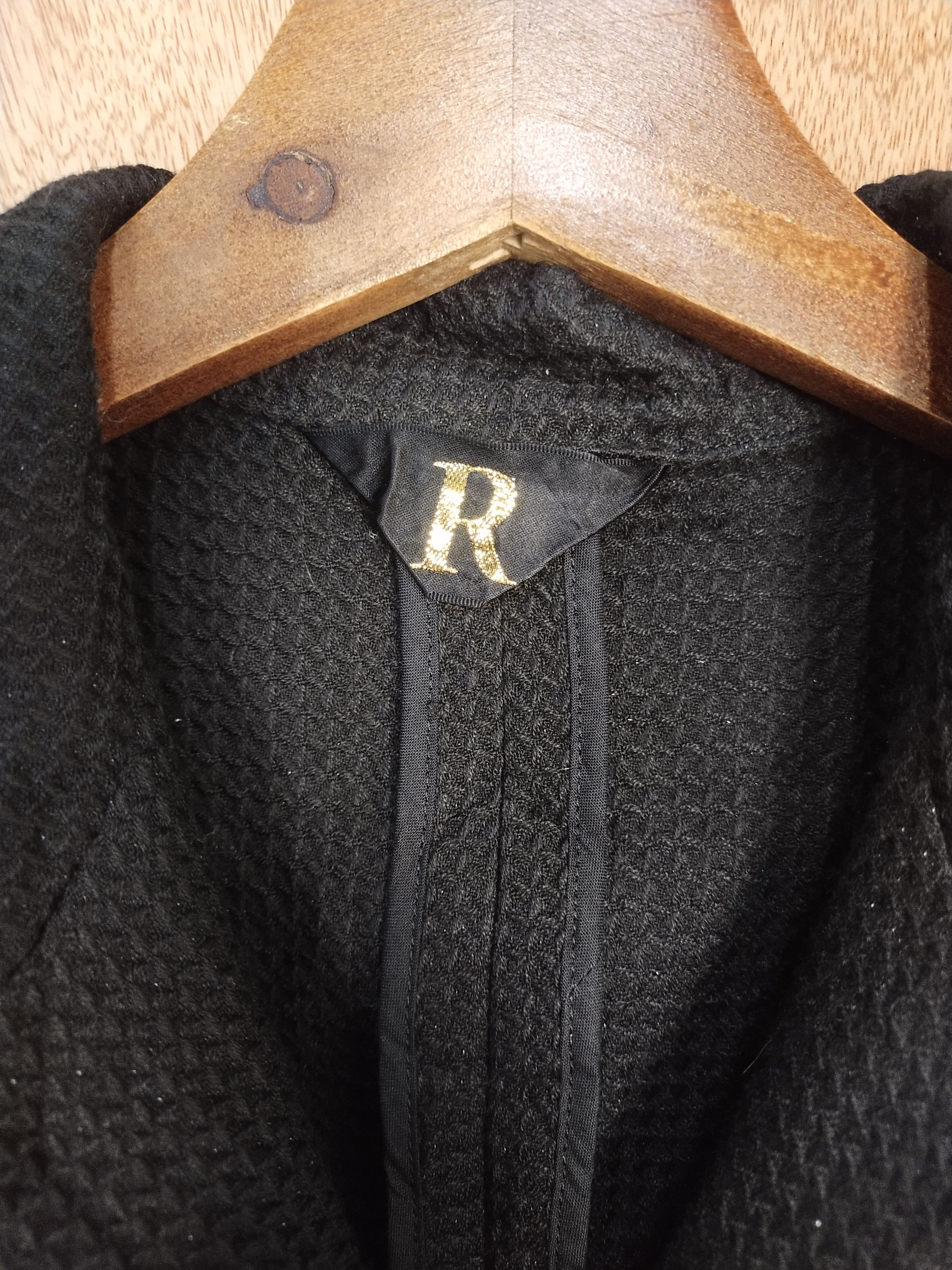 Japanese Brand R black jacket cardigan japan #S186 Size S / US 4 / IT 40 - 6 Thumbnail