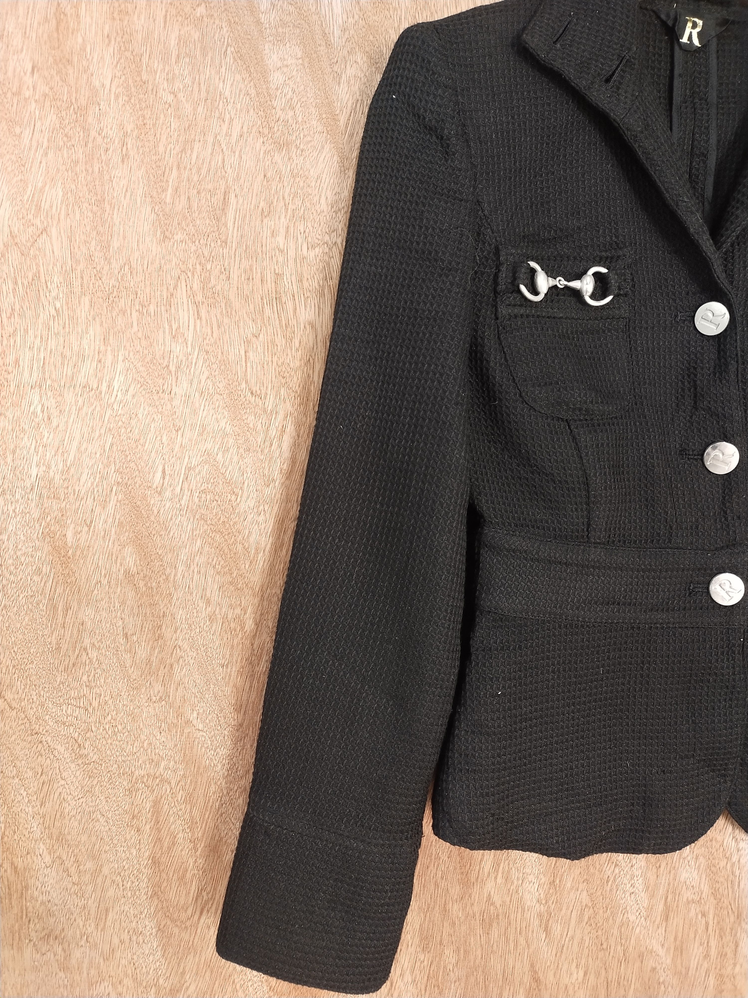 Japanese Brand R black jacket cardigan japan #S186 Size S / US 4 / IT 40 - 5 Thumbnail