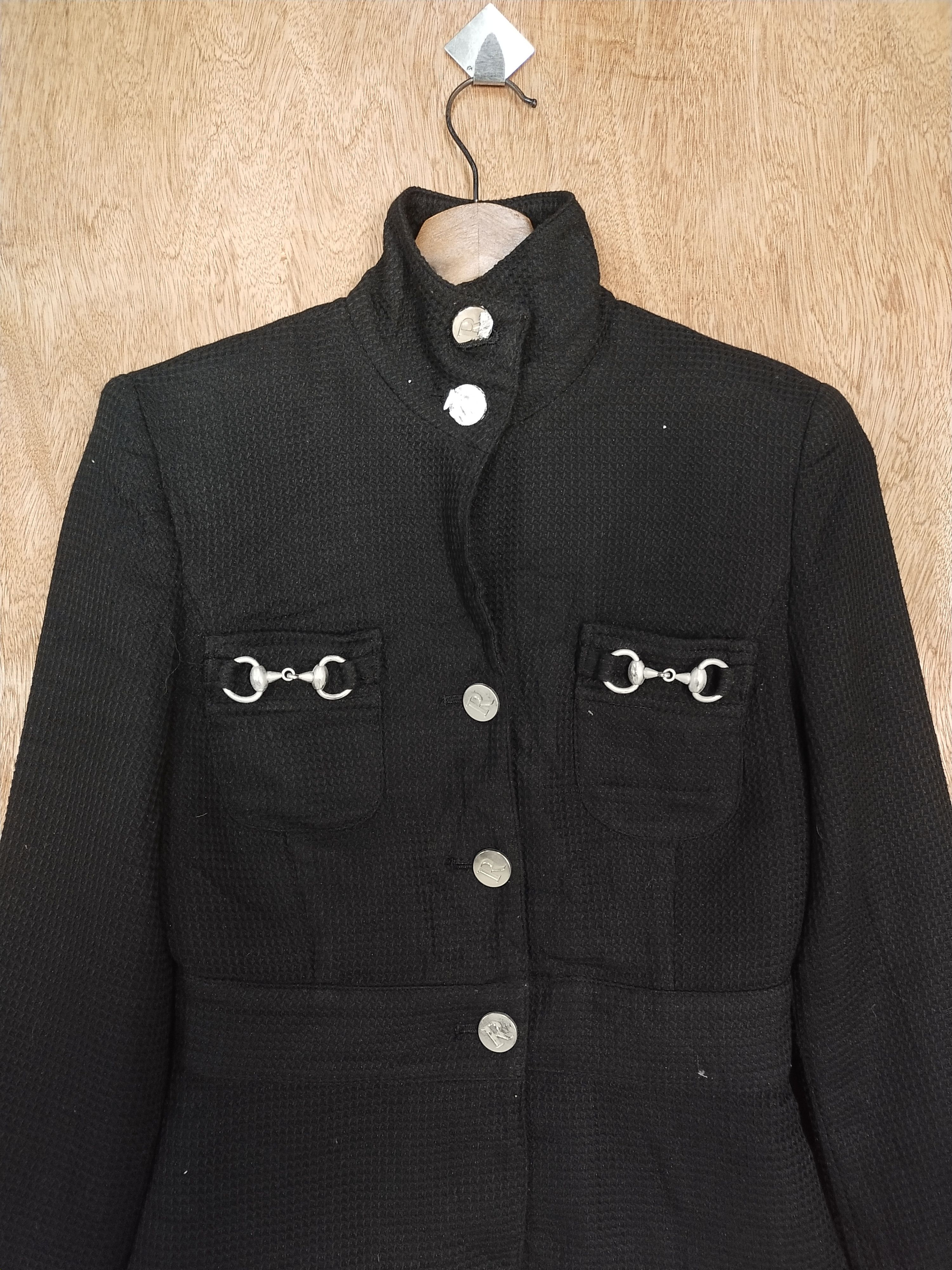 Japanese Brand R black jacket cardigan japan #S186 Size S / US 4 / IT 40 - 2 Thumbnail