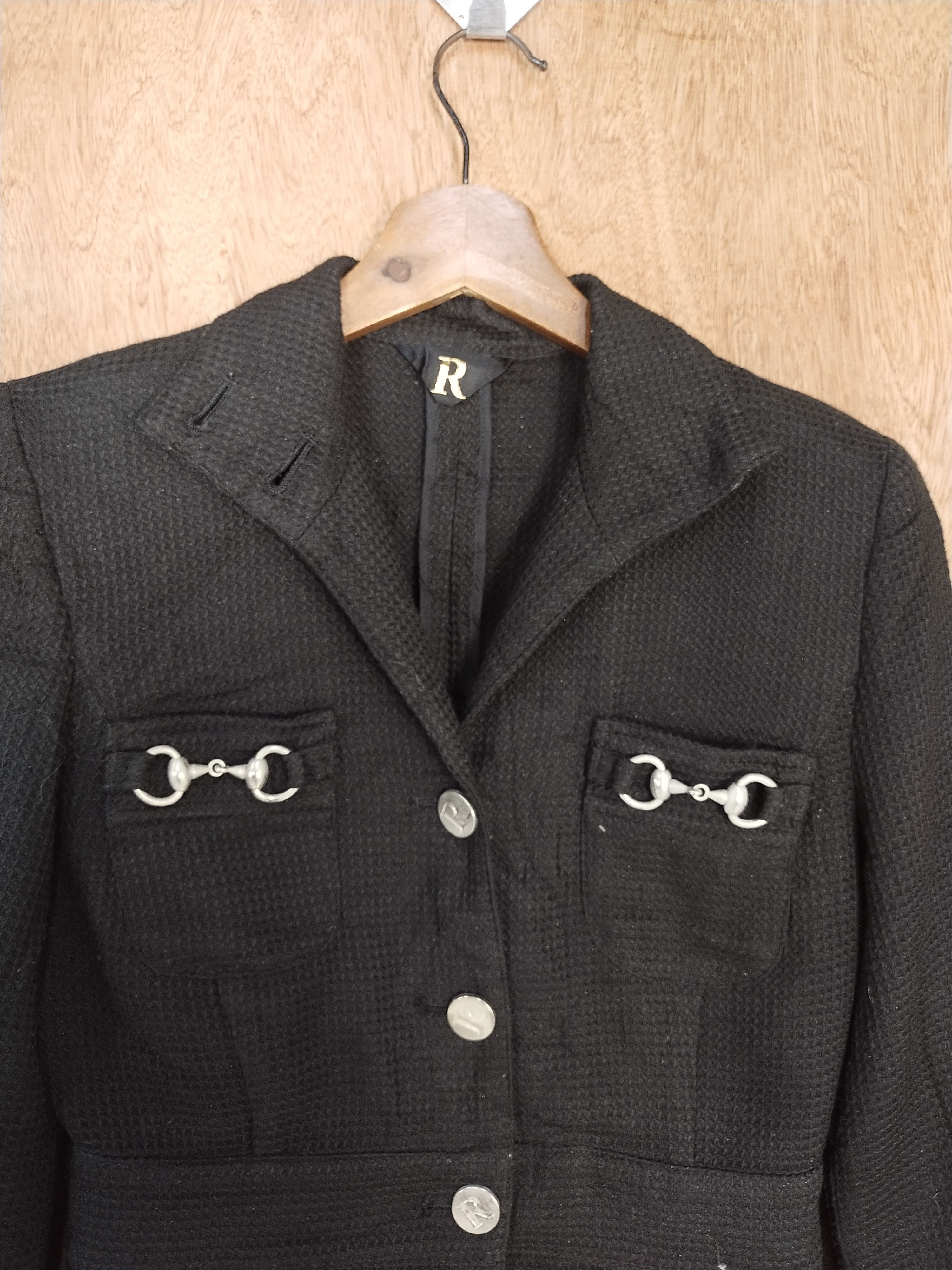 Japanese Brand R black jacket cardigan japan #S186 Size S / US 4 / IT 40 - 3 Thumbnail