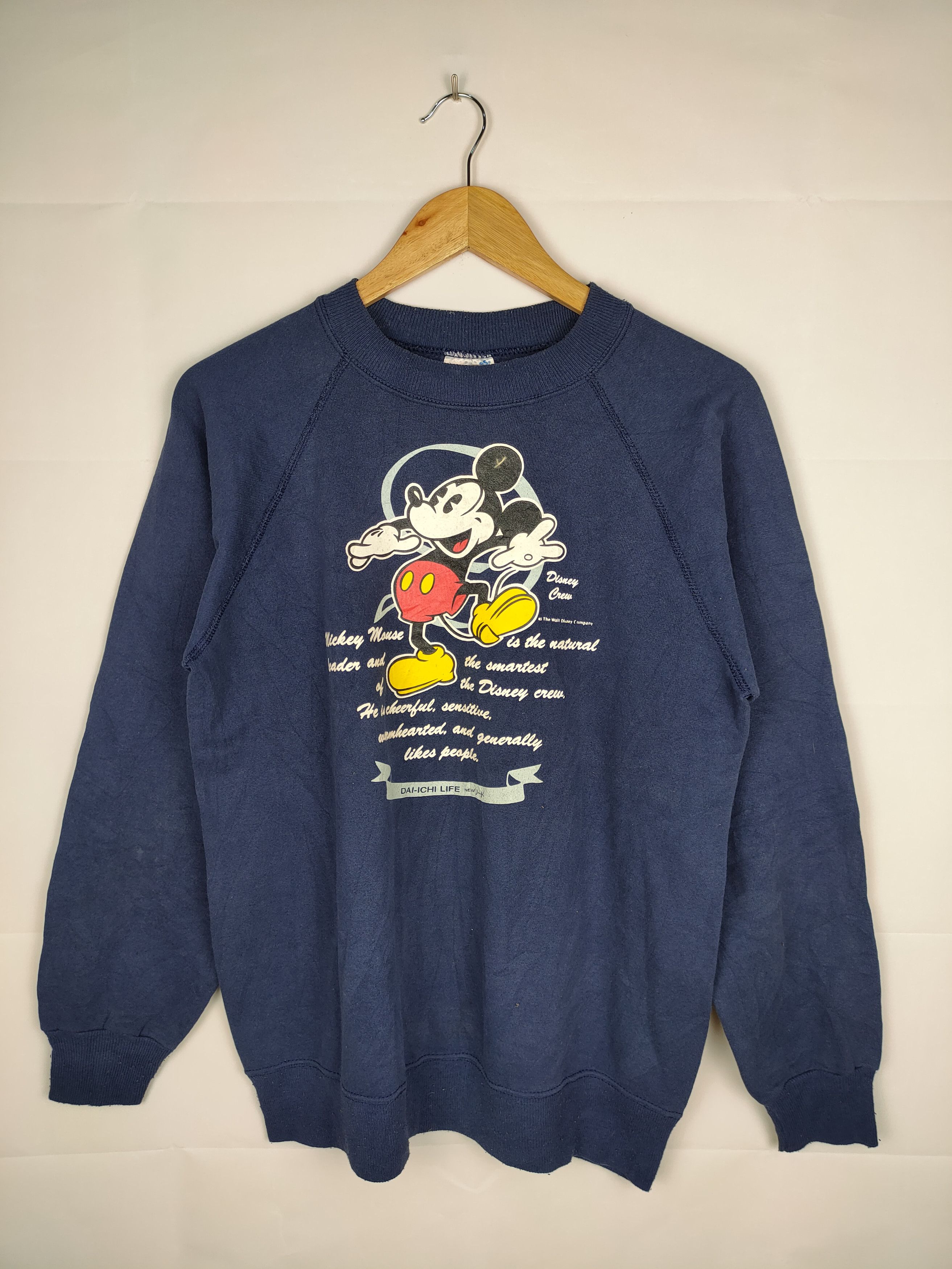 Mickey Mouse × Vintage Vintage Mickey Mouse Sweatshirt Size US M / EU 48-50 / 2 - 1 Thumbnail