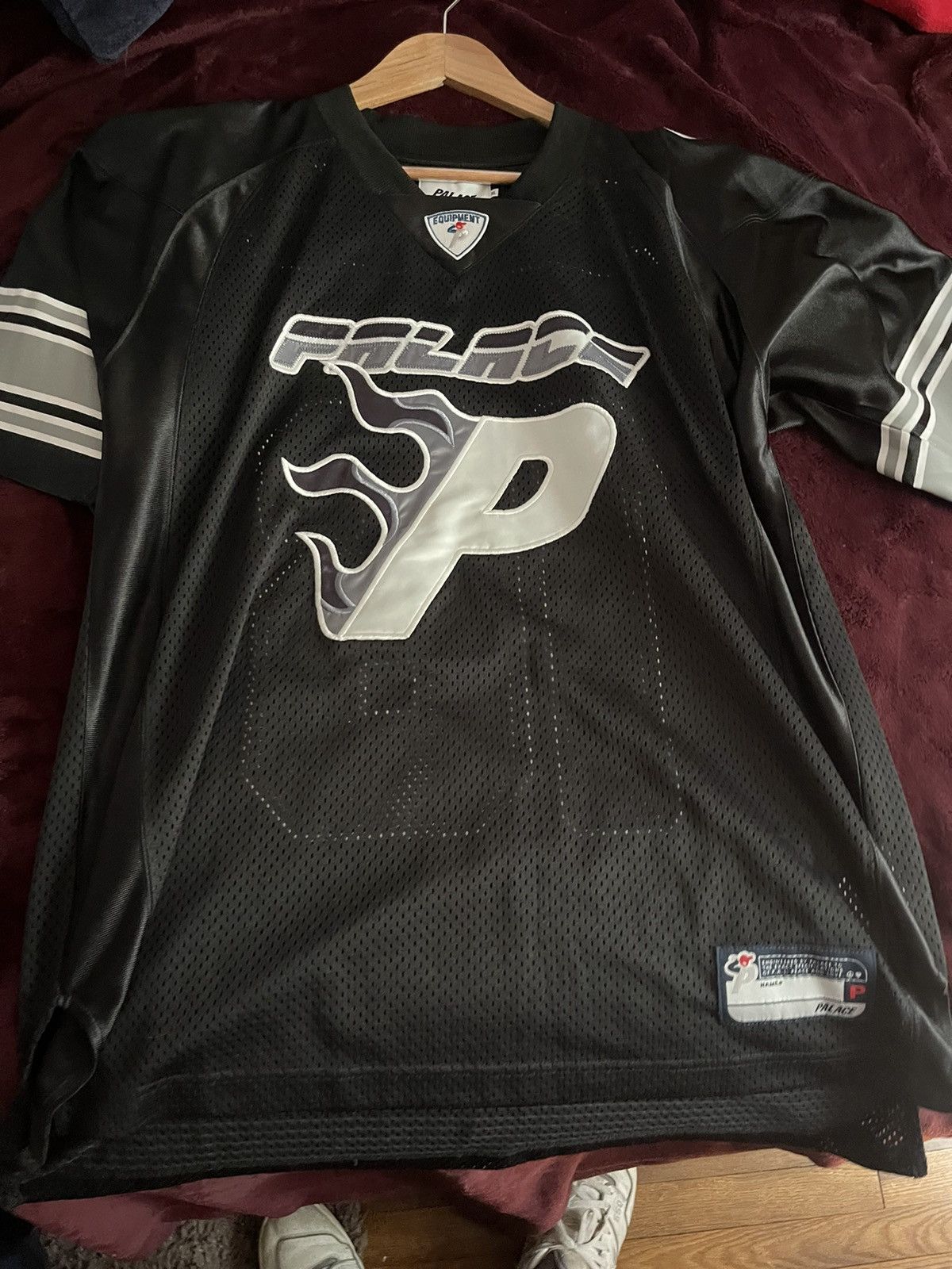 Palace Flaming P American Football Jersey Black - FW19 Men's - US